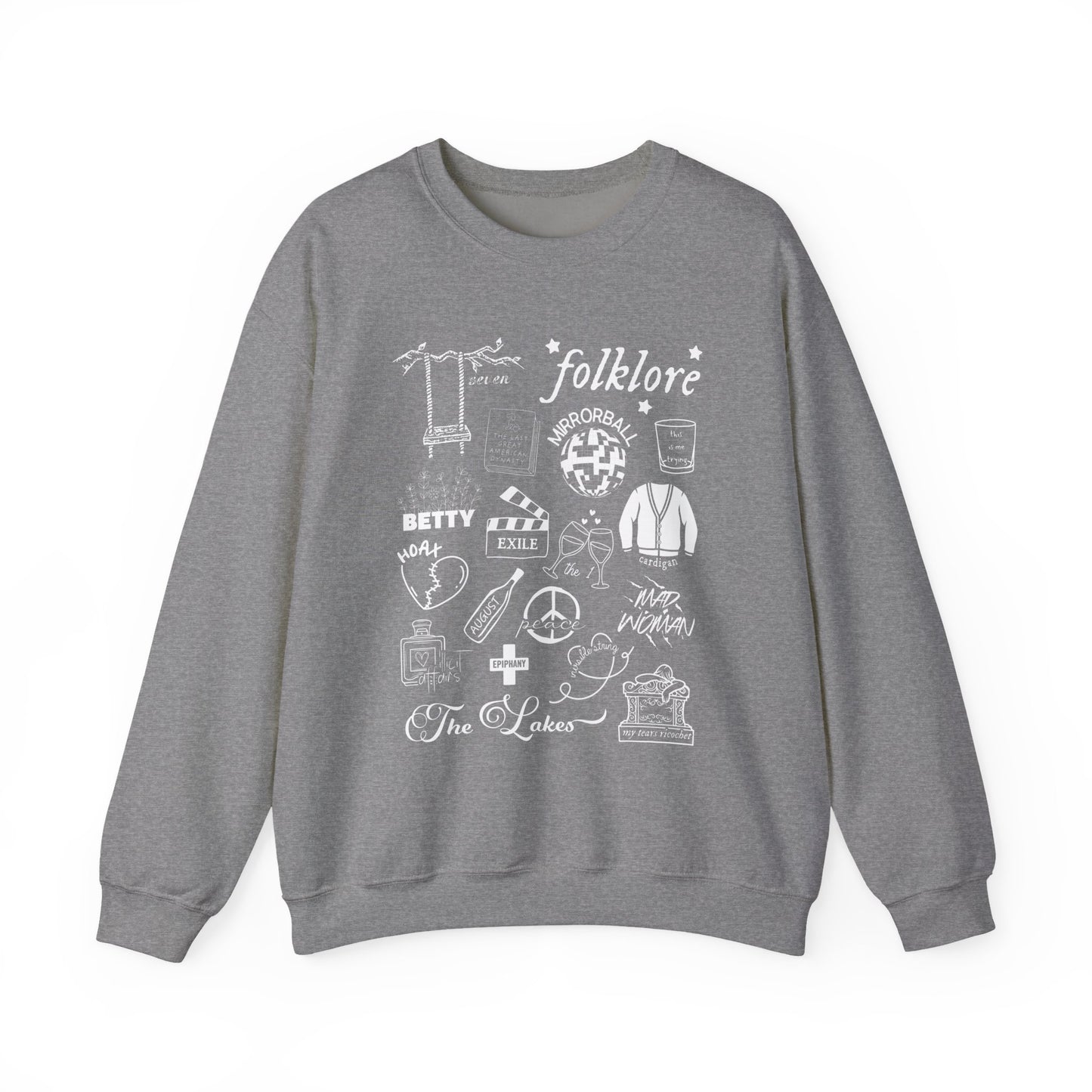 Folklore Collage Crewneck Sweatshirt