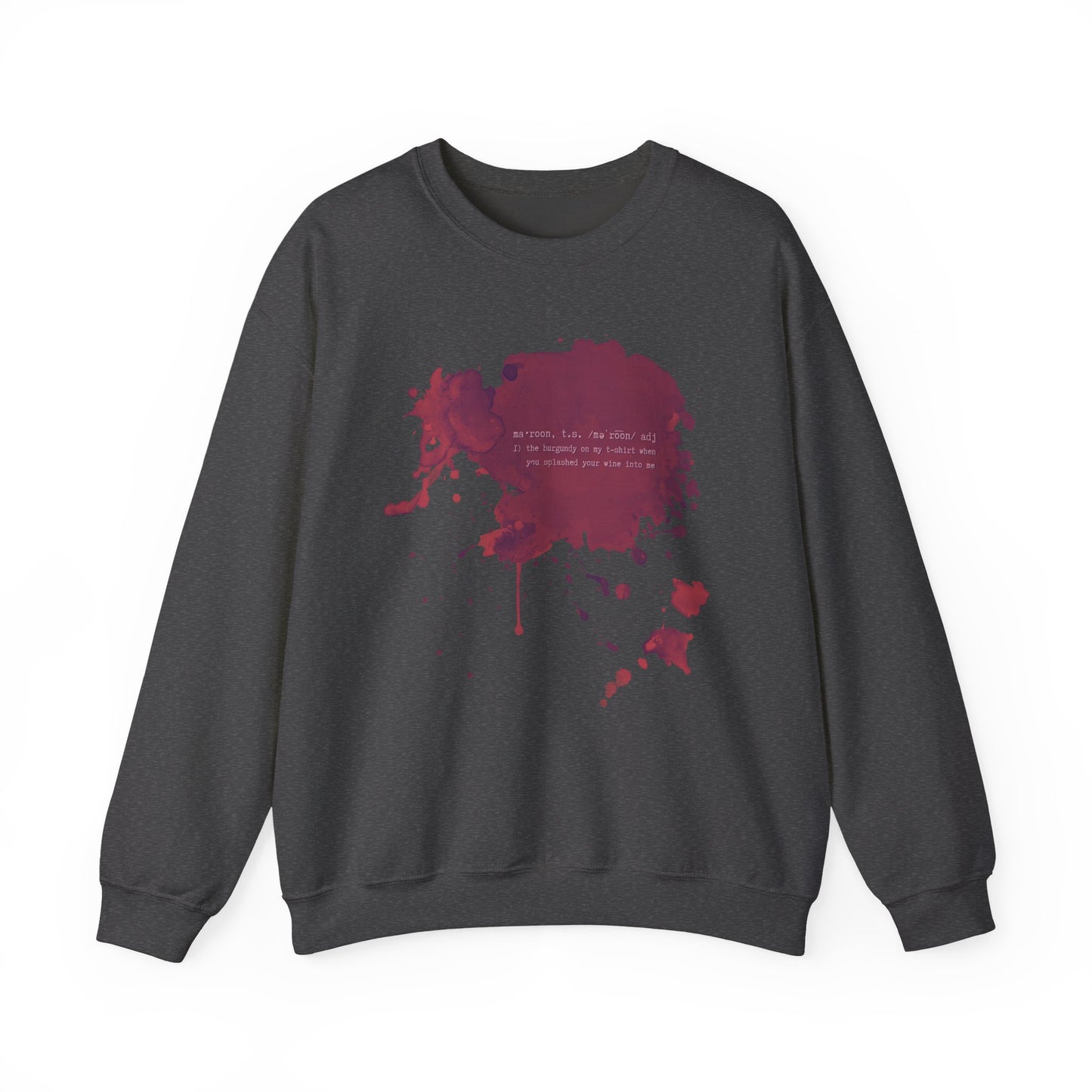 Maroon Crewneck Sweatshirt