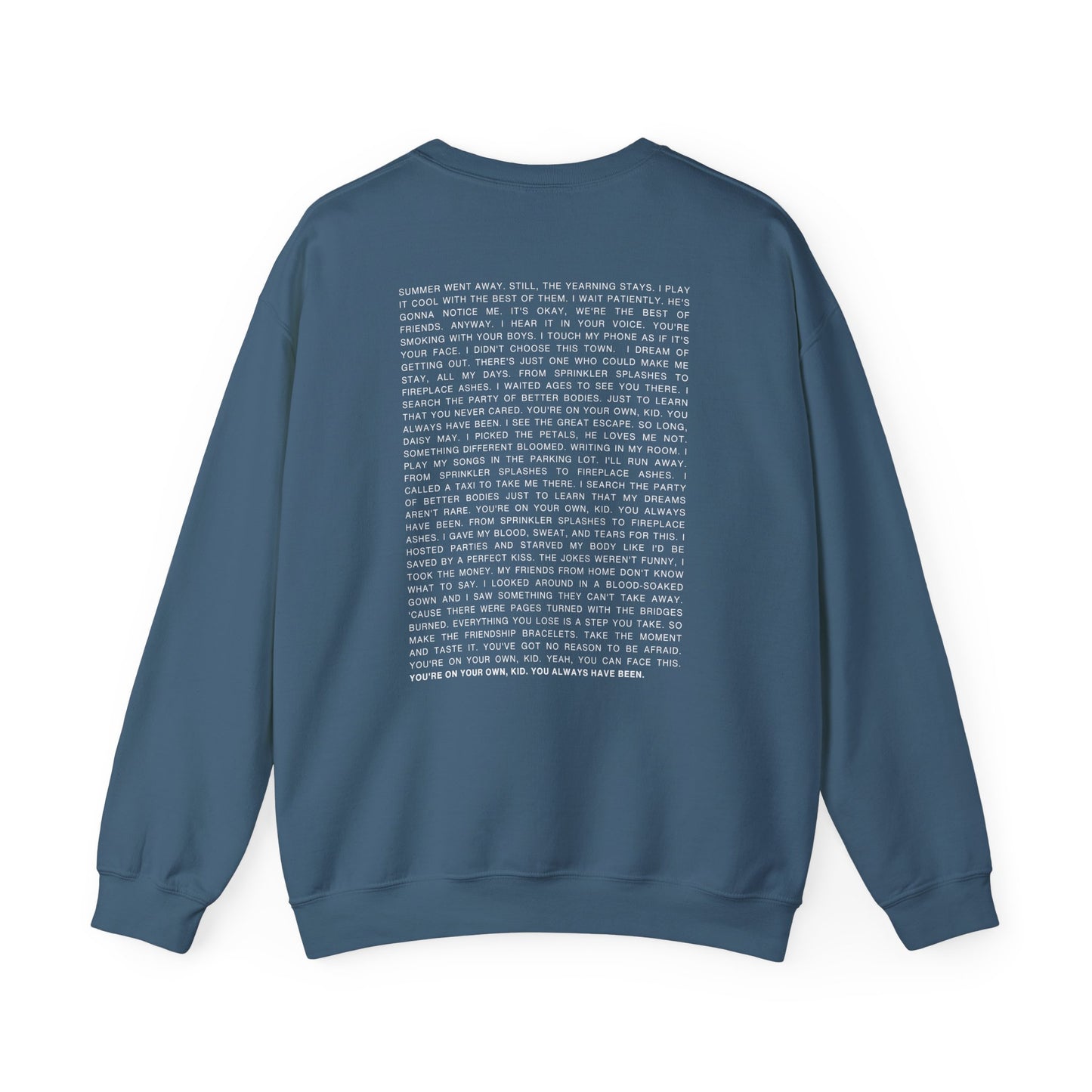 YOYOK Lyrics Crewneck Sweatshirt