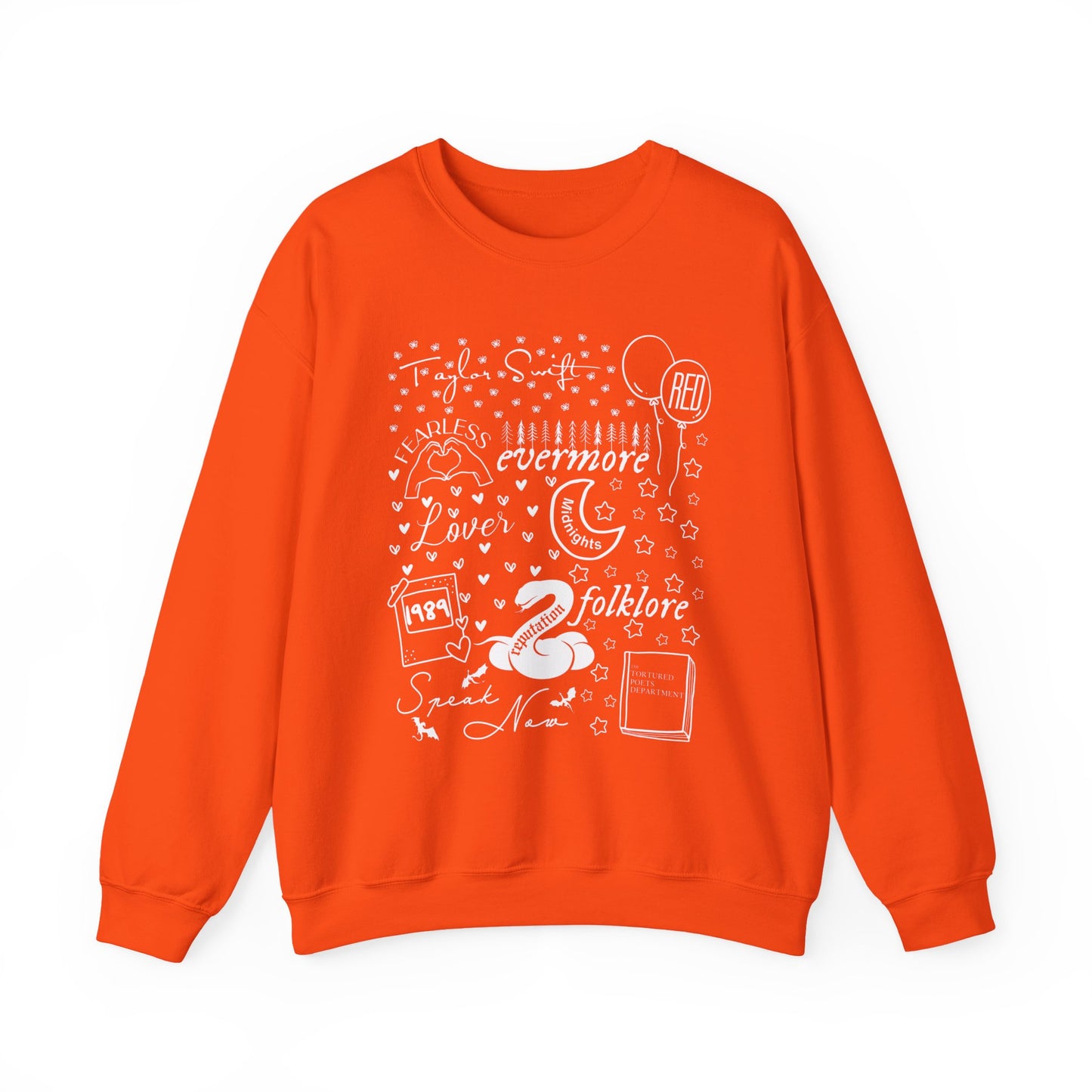 Eras Album Collage Crewneck Sweatshirt