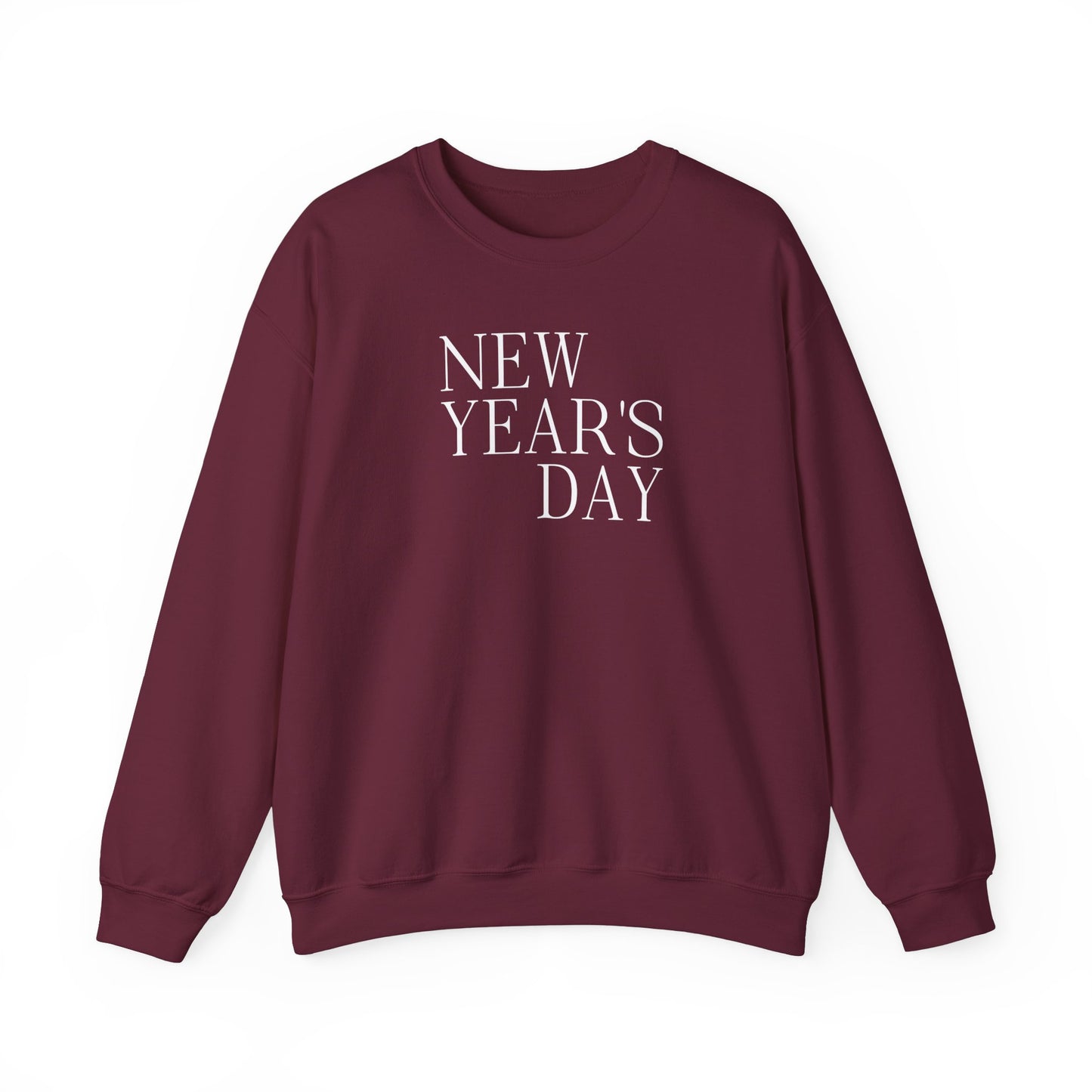 New Years Day (lyrics on back) Crewneck Sweatshirt