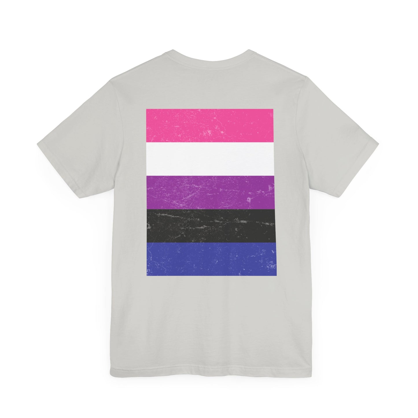 You Ain't Gotta Pray For Me (genderfluid flag on back) Tshirt