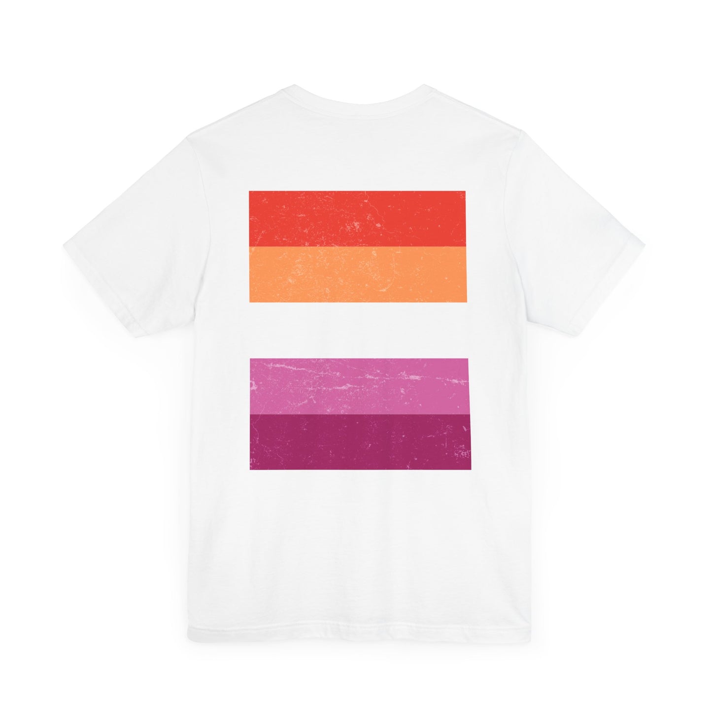 You Ain't Gotta Pray For Me (lesbian flag on back) Tshirt
