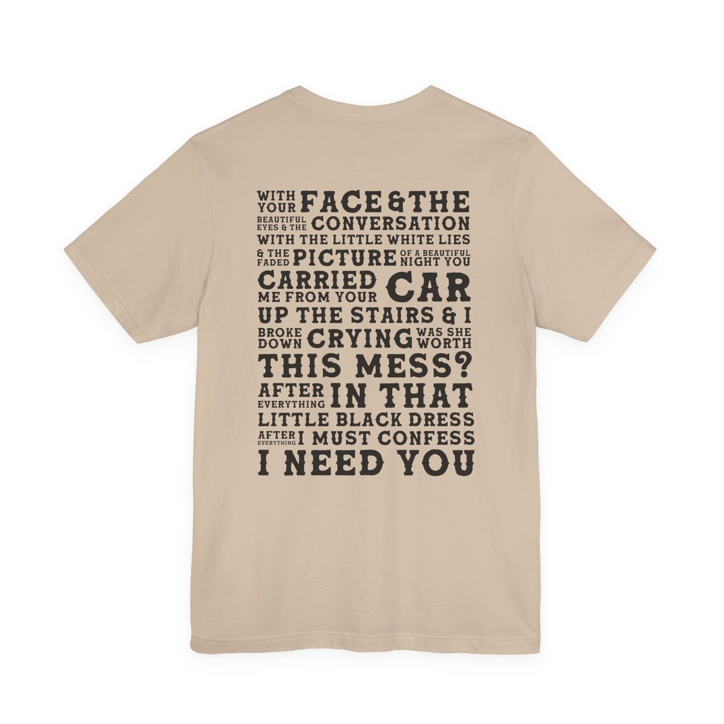 The Other Side of the Door (lyrics on back) Tshirt