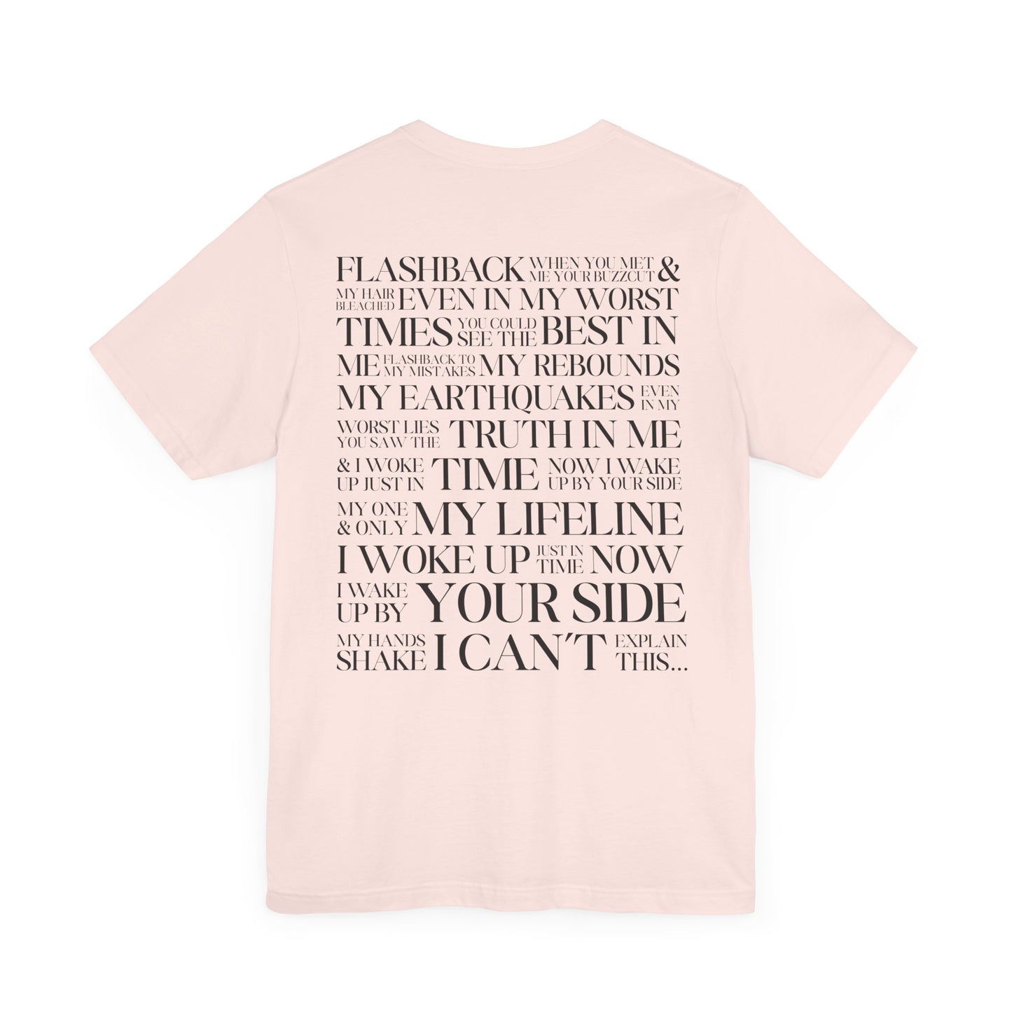 Dress Lyrics (on back) Tshirt