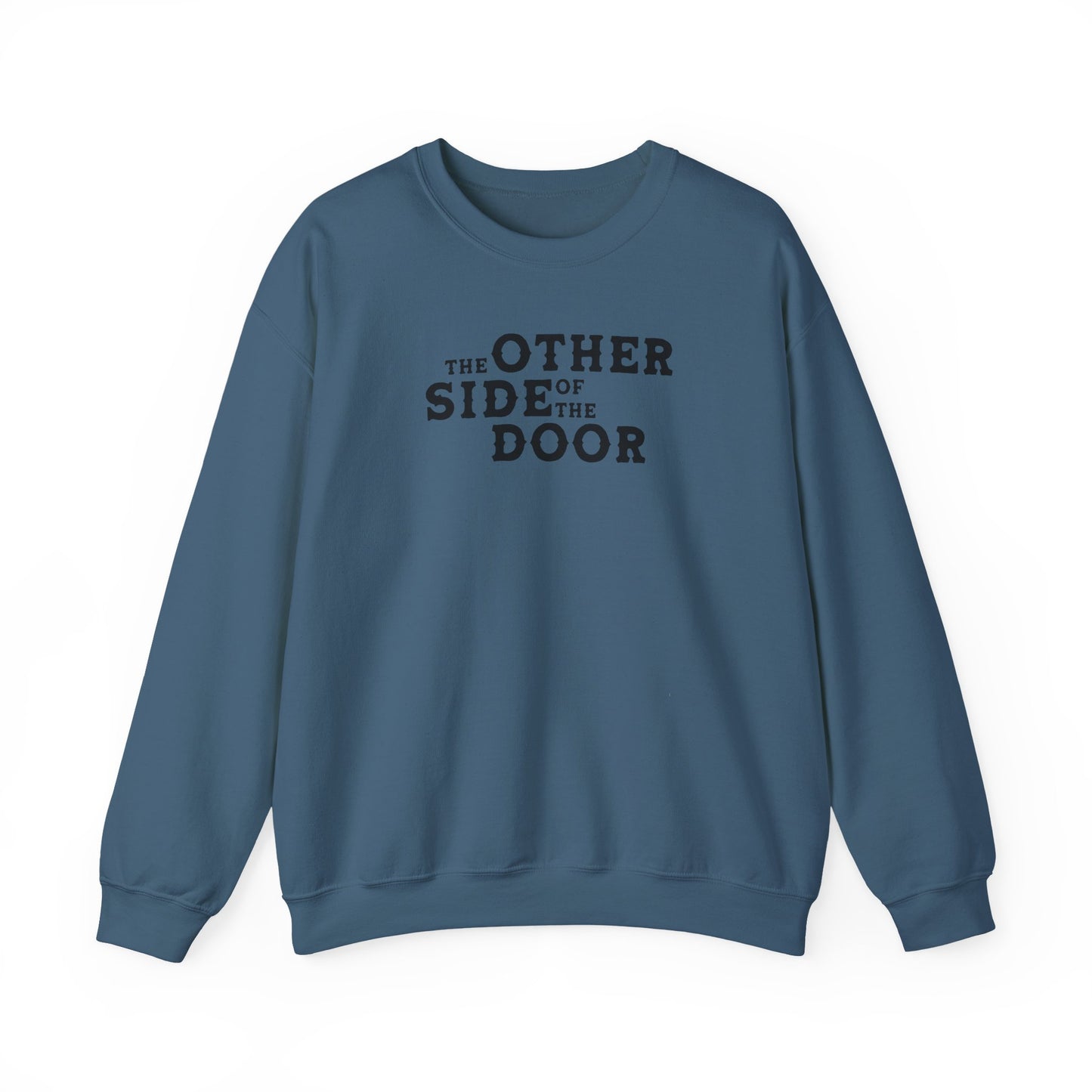 The Other Side Of The Door (lyrics on back) Crewneck Sweatshirt
