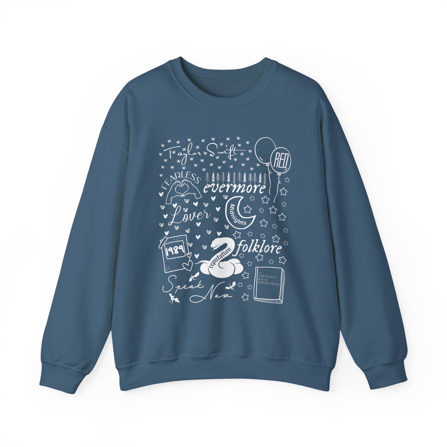 Eras Album Collage Crewneck Sweatshirt