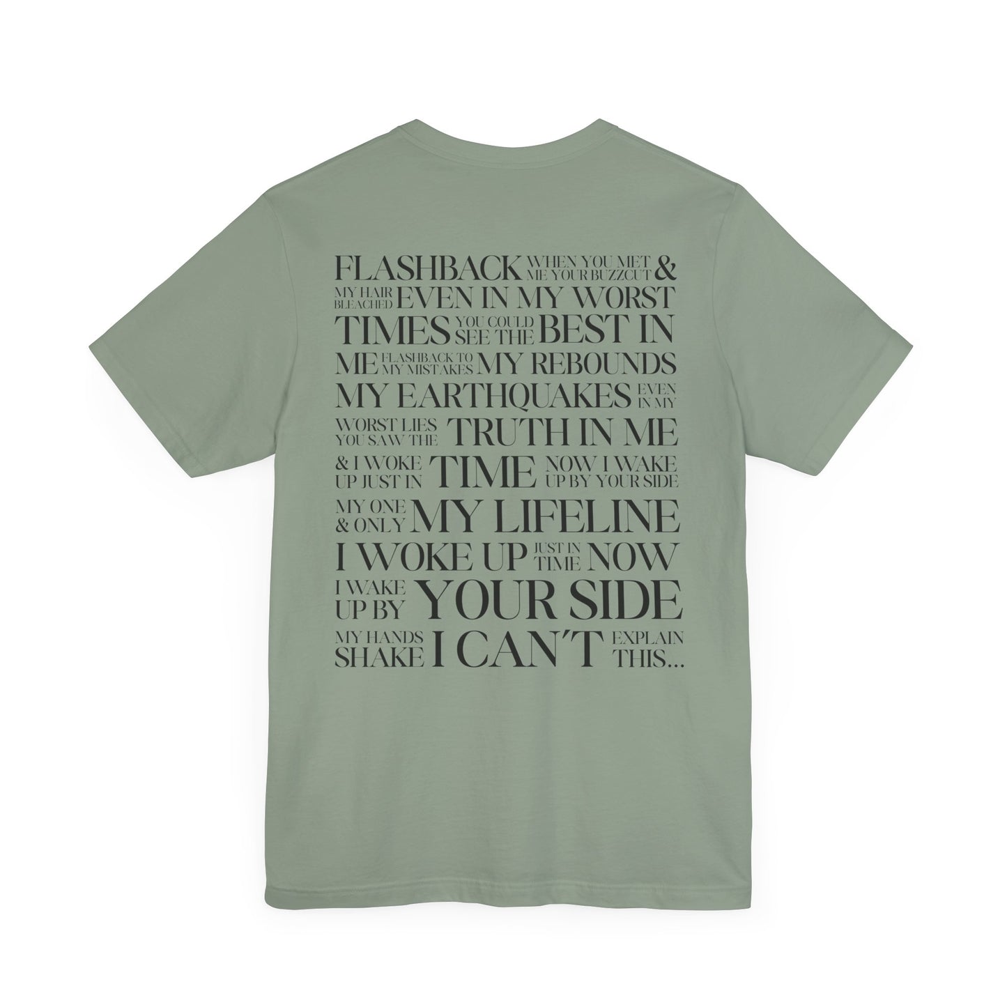 Dress Lyrics (on back) Tshirt