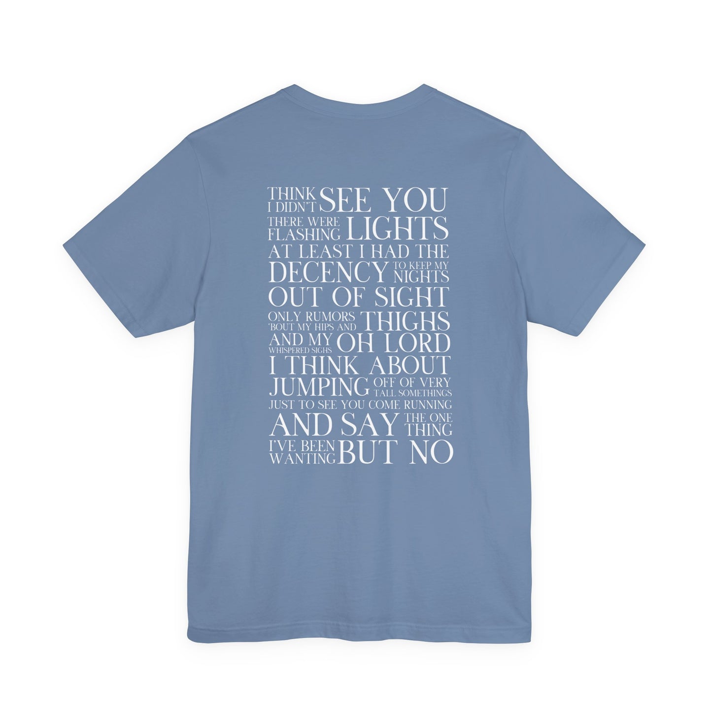 Is It Over Now? Lyrics Tshirt