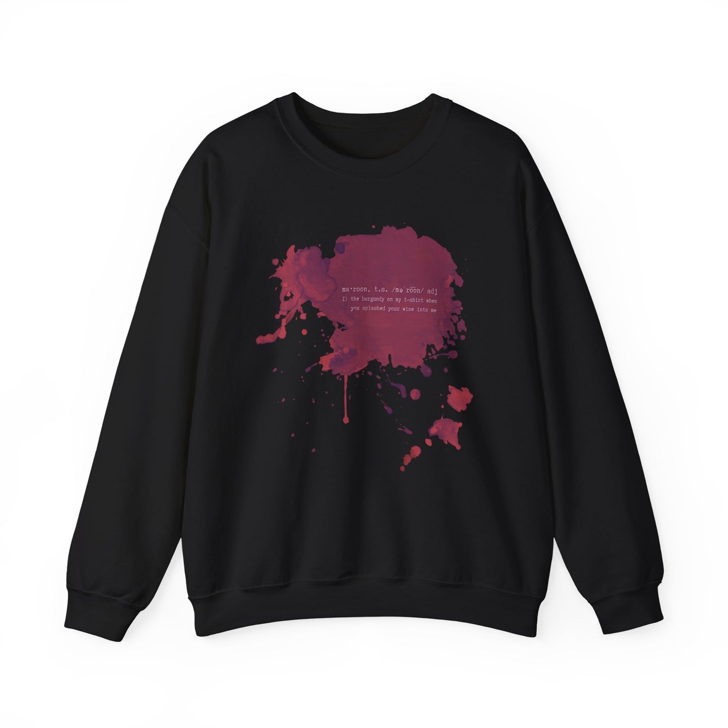 Maroon Crewneck Sweatshirt