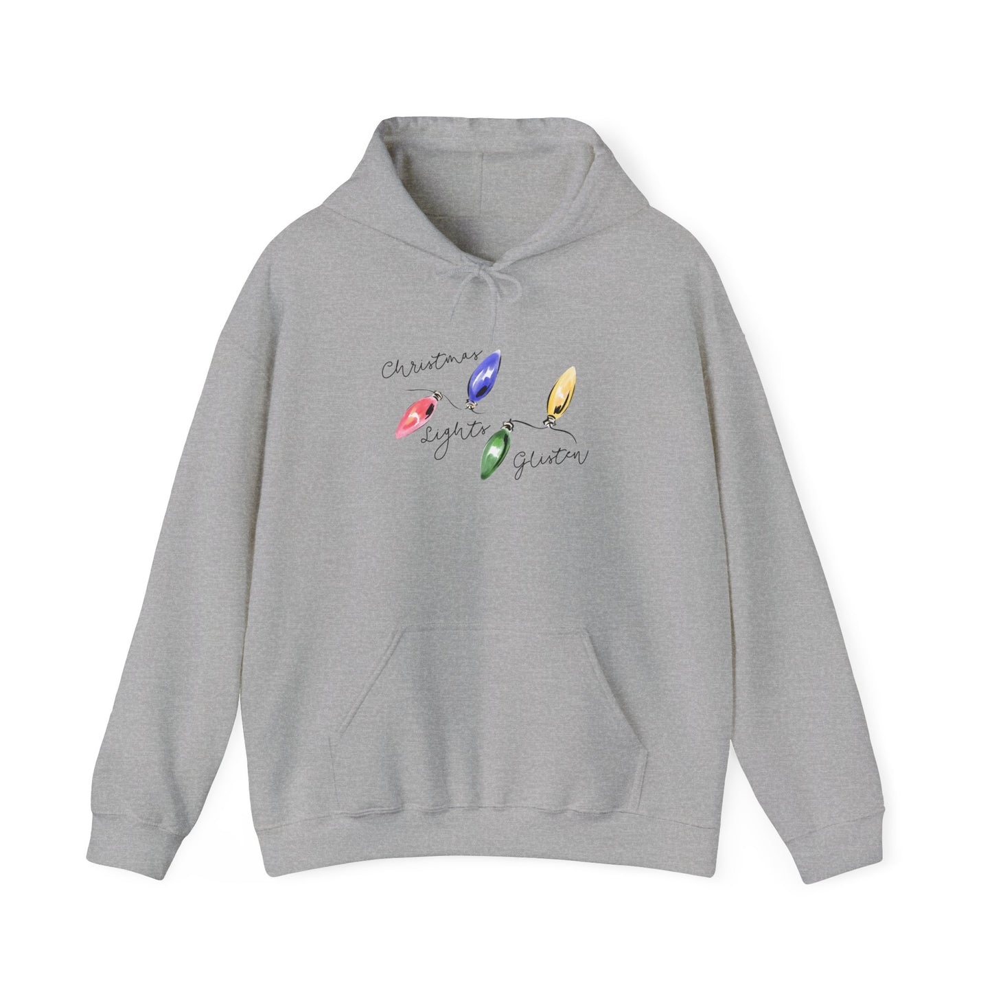 Christmas Lights Glisten Hoodie