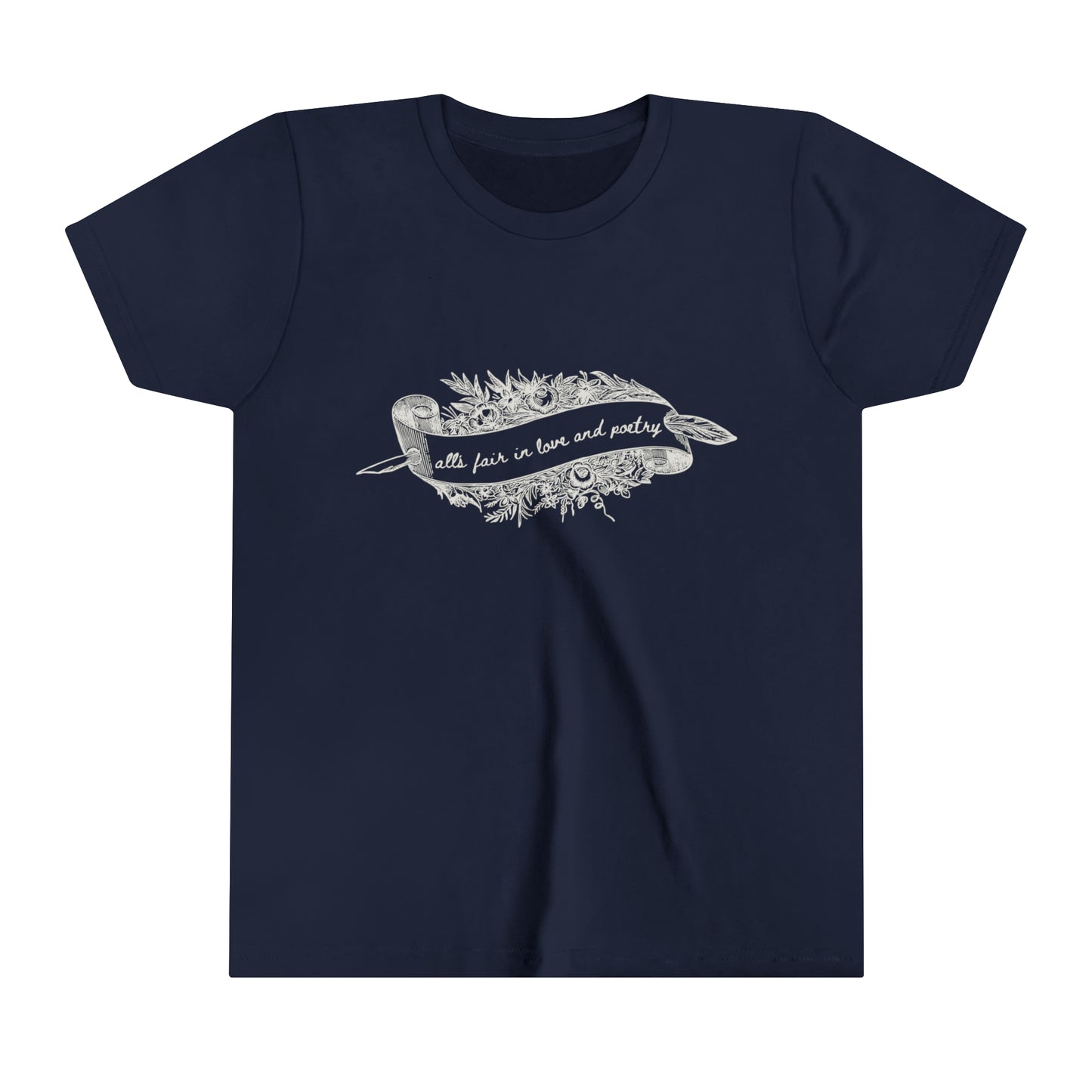 Alls Fair In Love & Poetry Youth Short Sleeve Tee