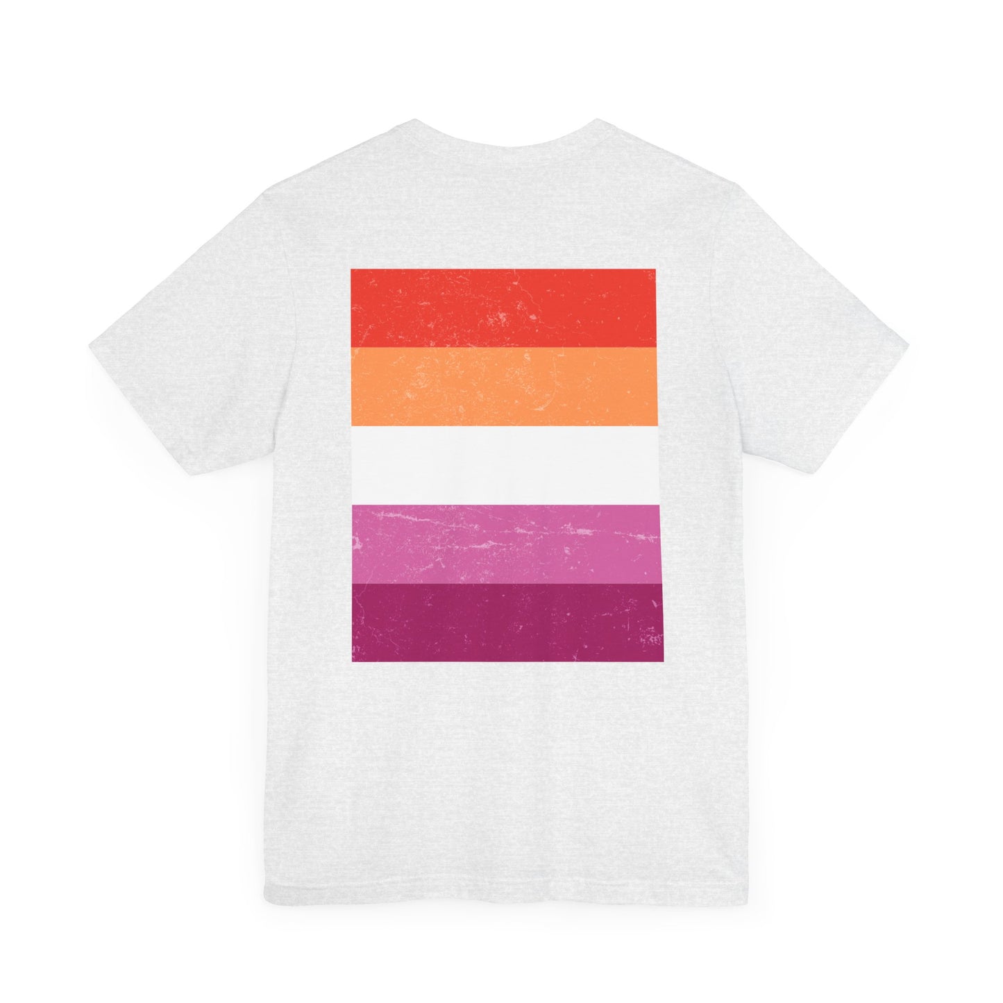 You Ain't Gotta Pray For Me (lesbian flag on back) Tshirt