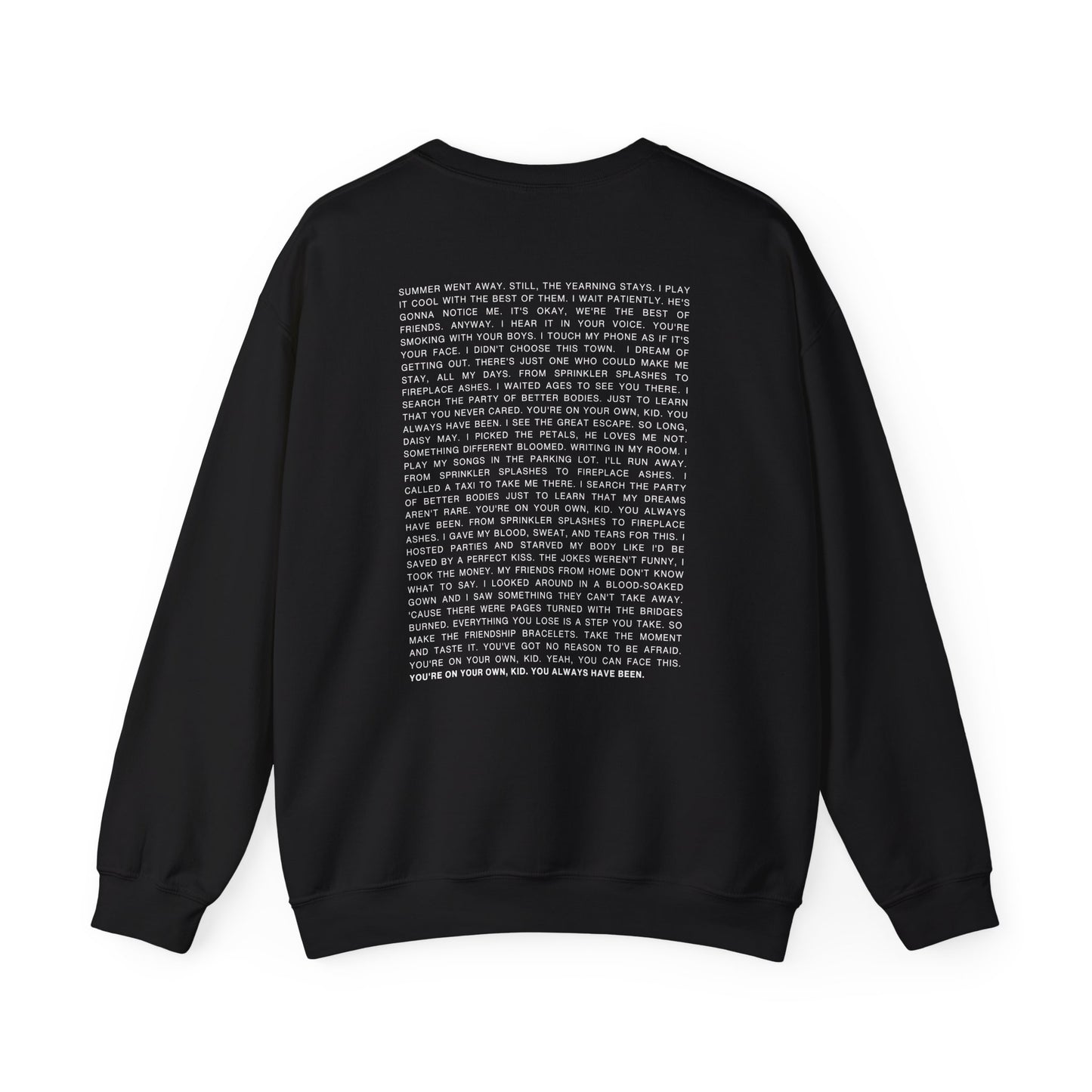 YOYOK Lyrics Crewneck Sweatshirt