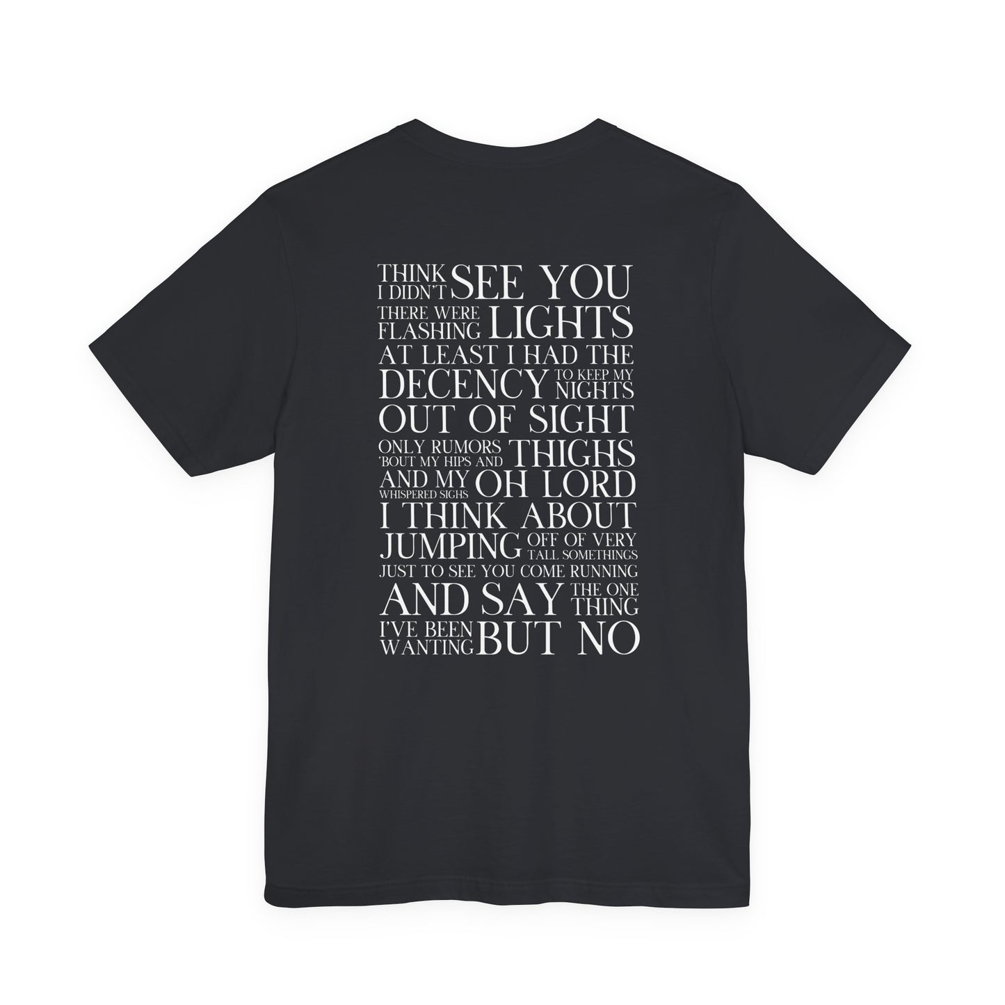 Is It Over Now? Lyrics Tshirt