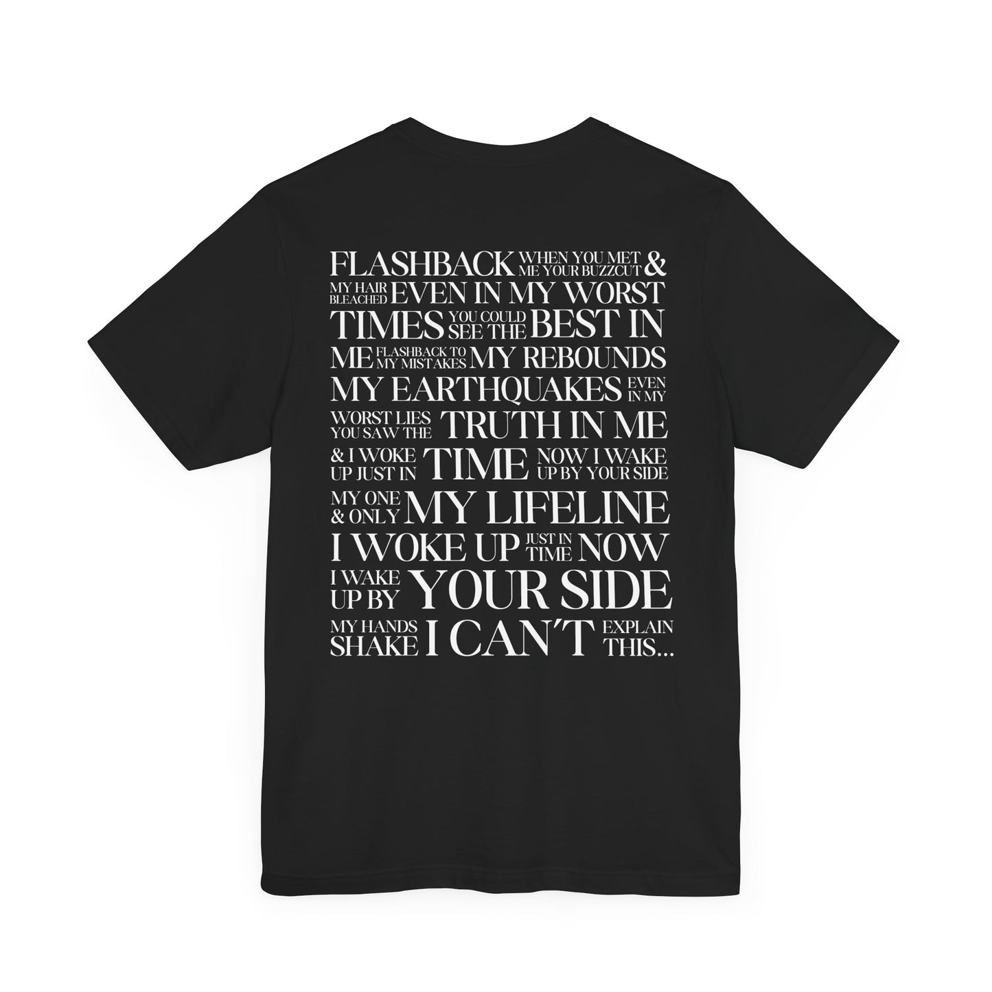 Dress Lyrics (on back) Tshirt