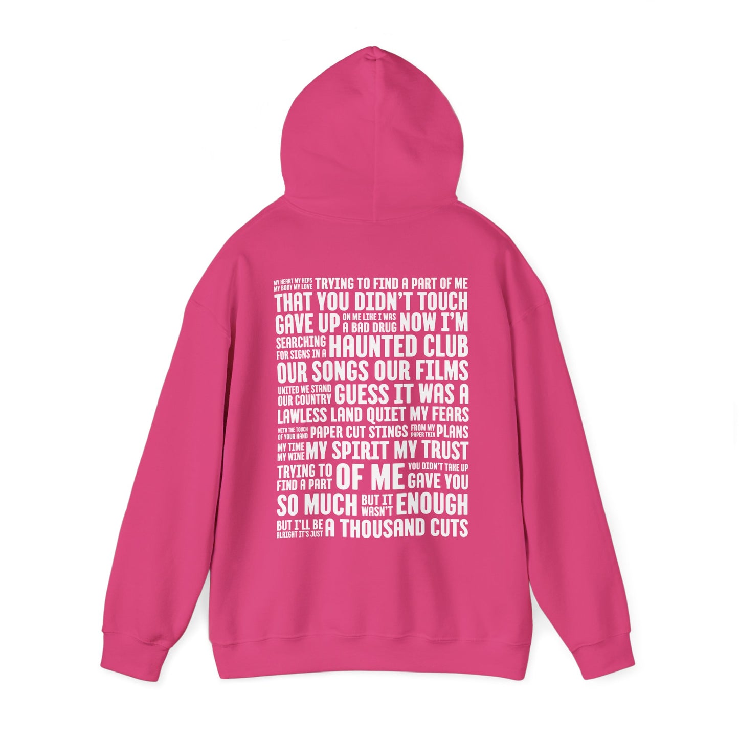 DBATC (lyrics on back) Hoodie