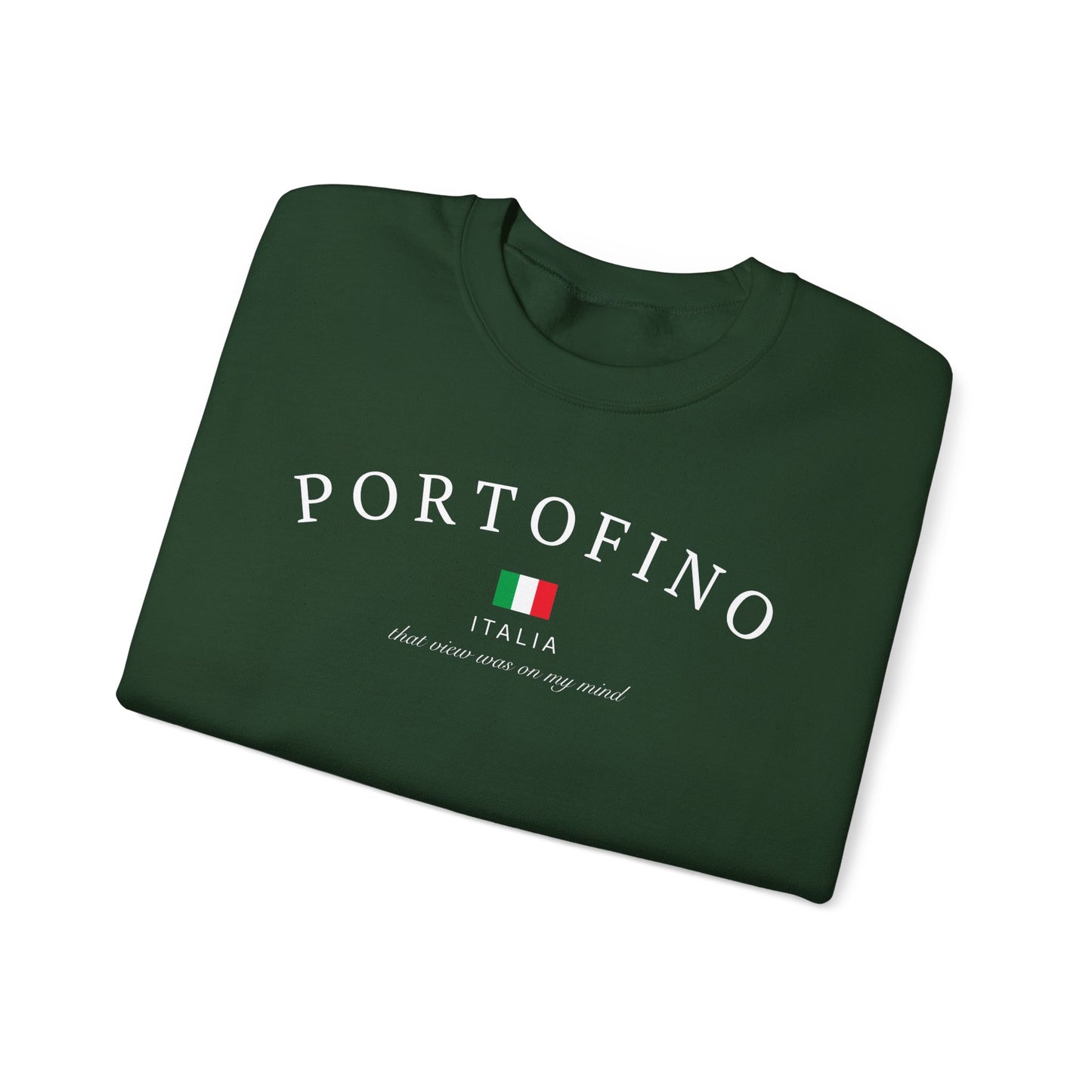 Cozy Portofino Crewneck Sweatshirt PRINTED VERSION