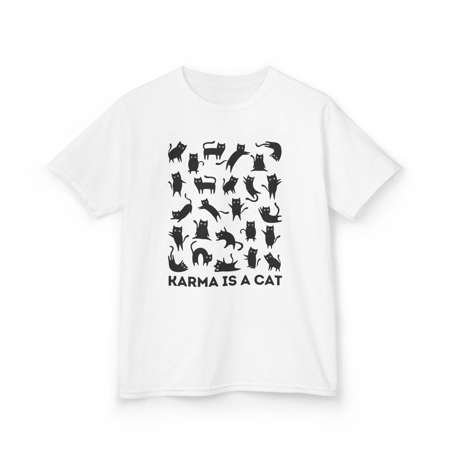 Karma is a Cat Kids Heavy Cotton™ Tee