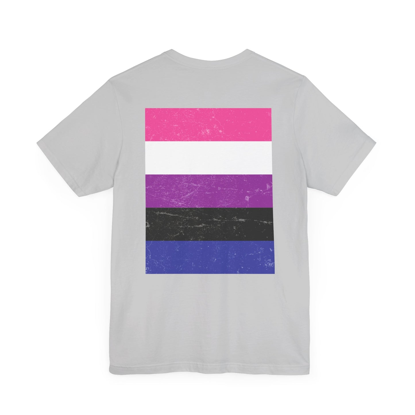 You Ain't Gotta Pray For Me (genderfluid flag on back) Tshirt