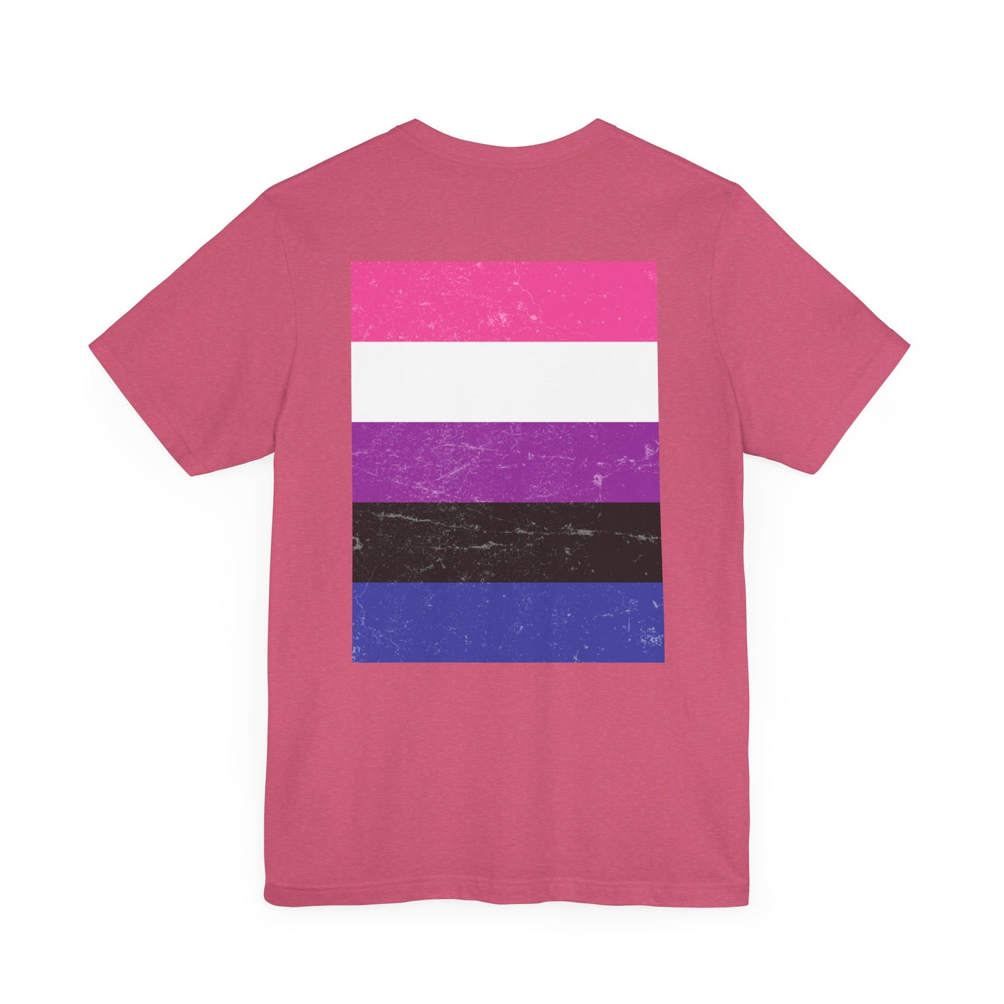 You Ain't Gotta Pray For Me (genderfluid flag on back) Tshirt