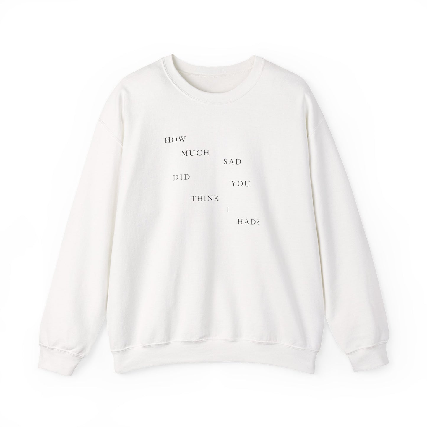 How Much Sad? Crewneck Sweatshirt