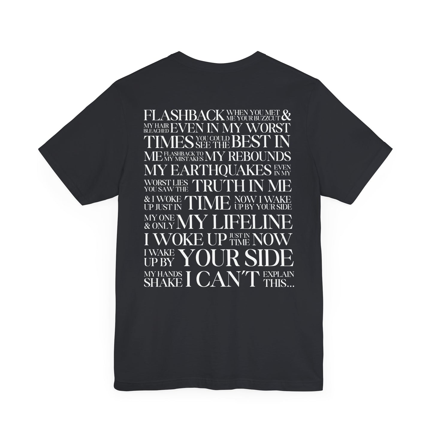 Dress Lyrics (on back) Tshirt