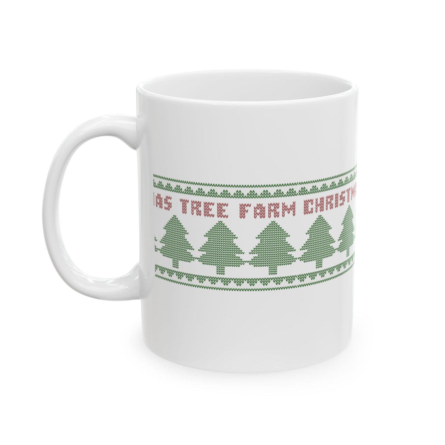 Christmas Tree Farm Ceramic Mug, (11oz, 15oz)