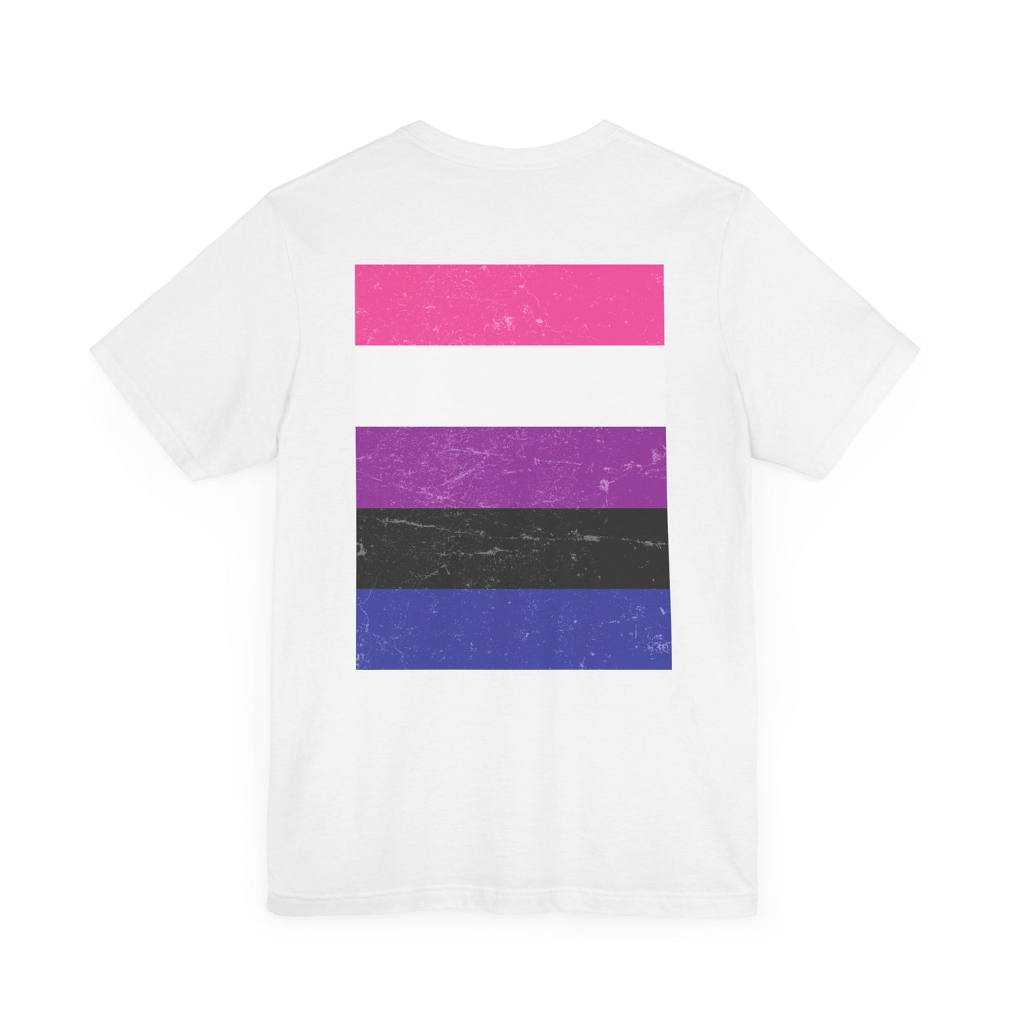 You Ain't Gotta Pray For Me (genderfluid flag on back) Tshirt