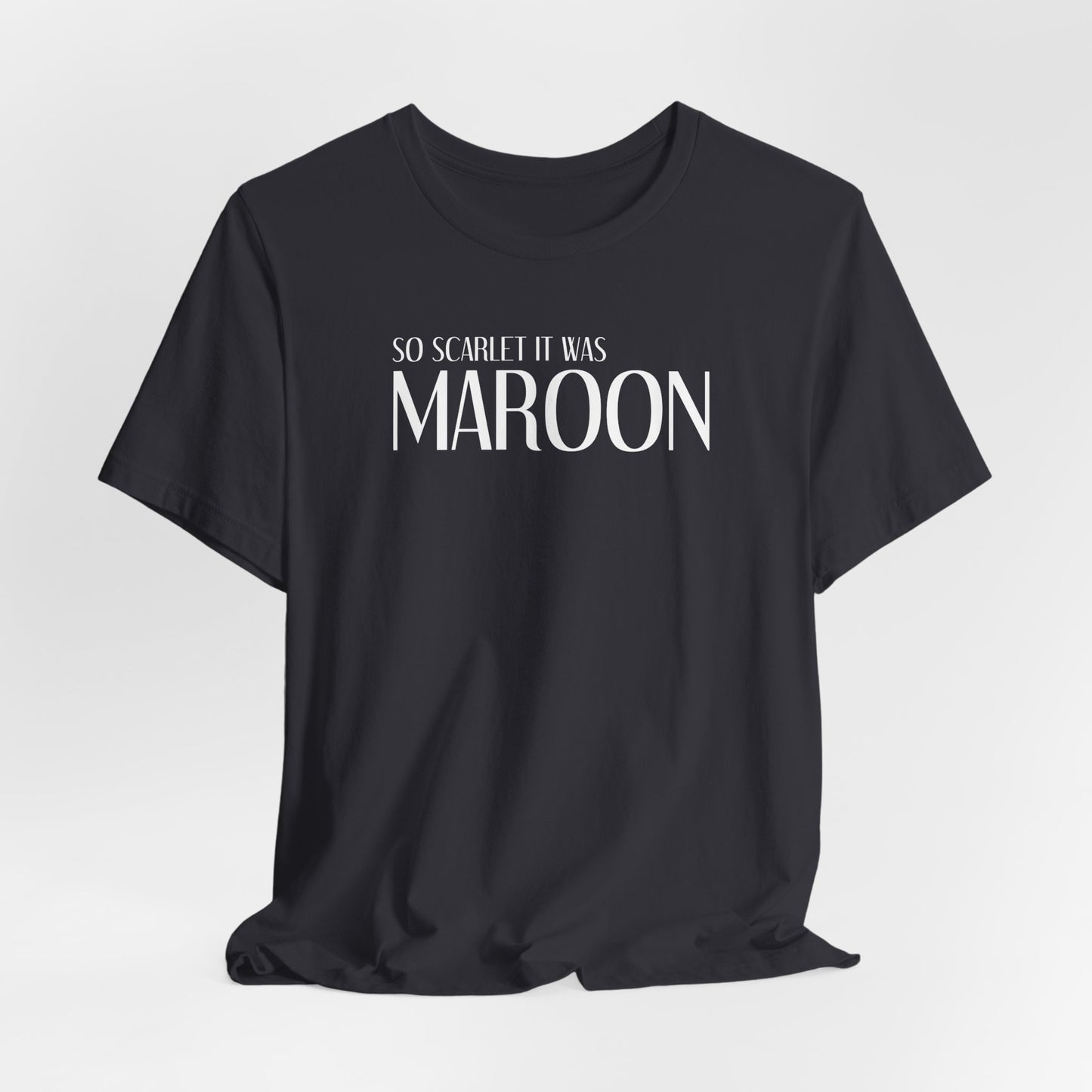 Maroon (lyrics on back, clean version) Tshirt