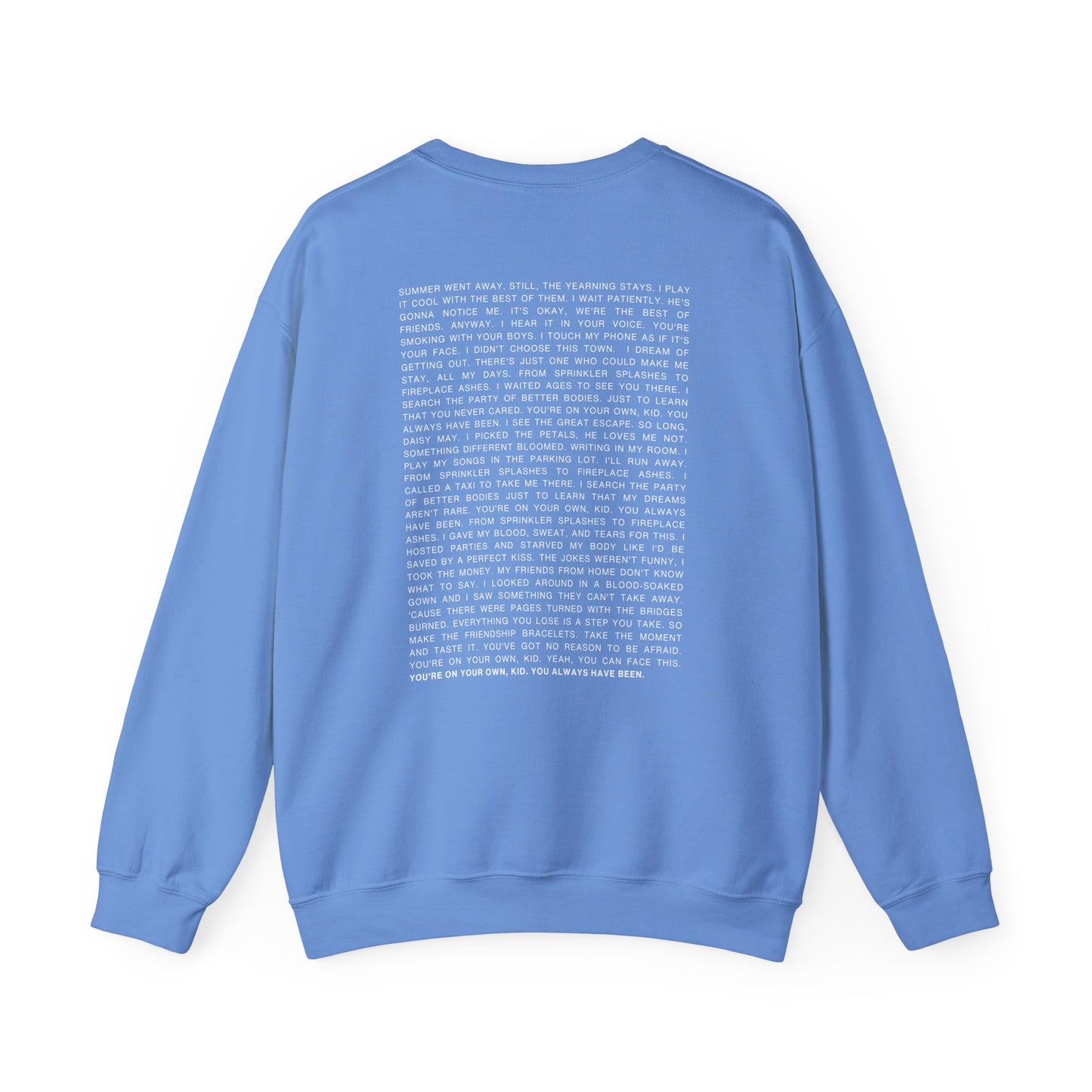 YOYOK Lyrics Crewneck Sweatshirt