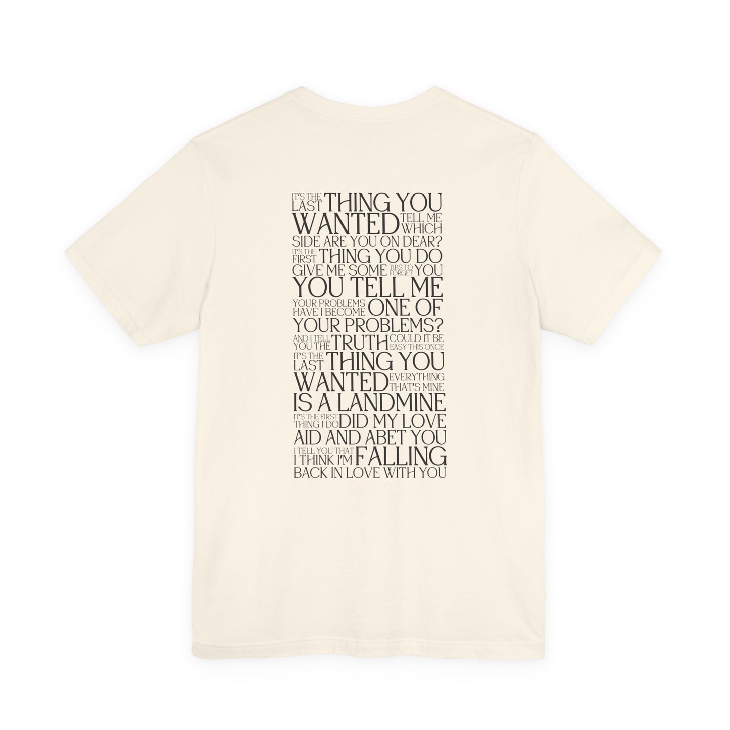 The Alcott Lyrics Tshirt