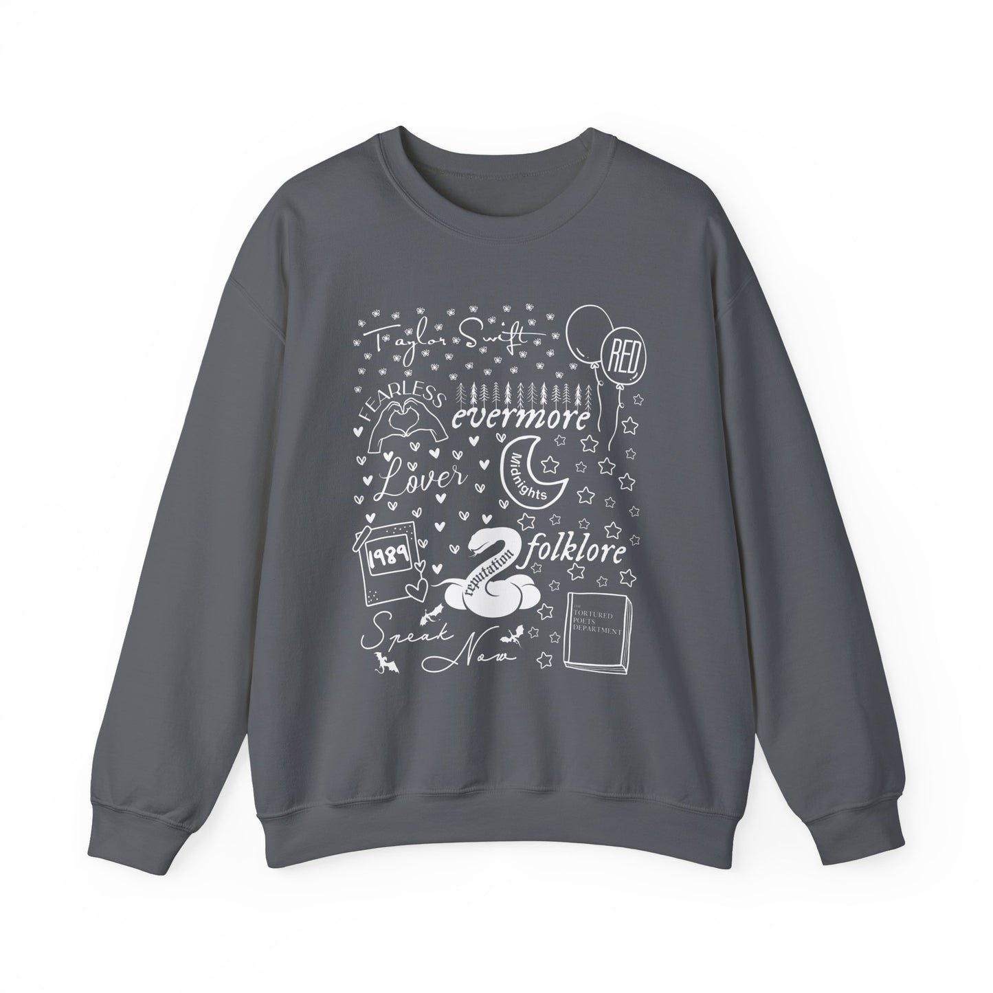 Eras Album Collage Crewneck Sweatshirt