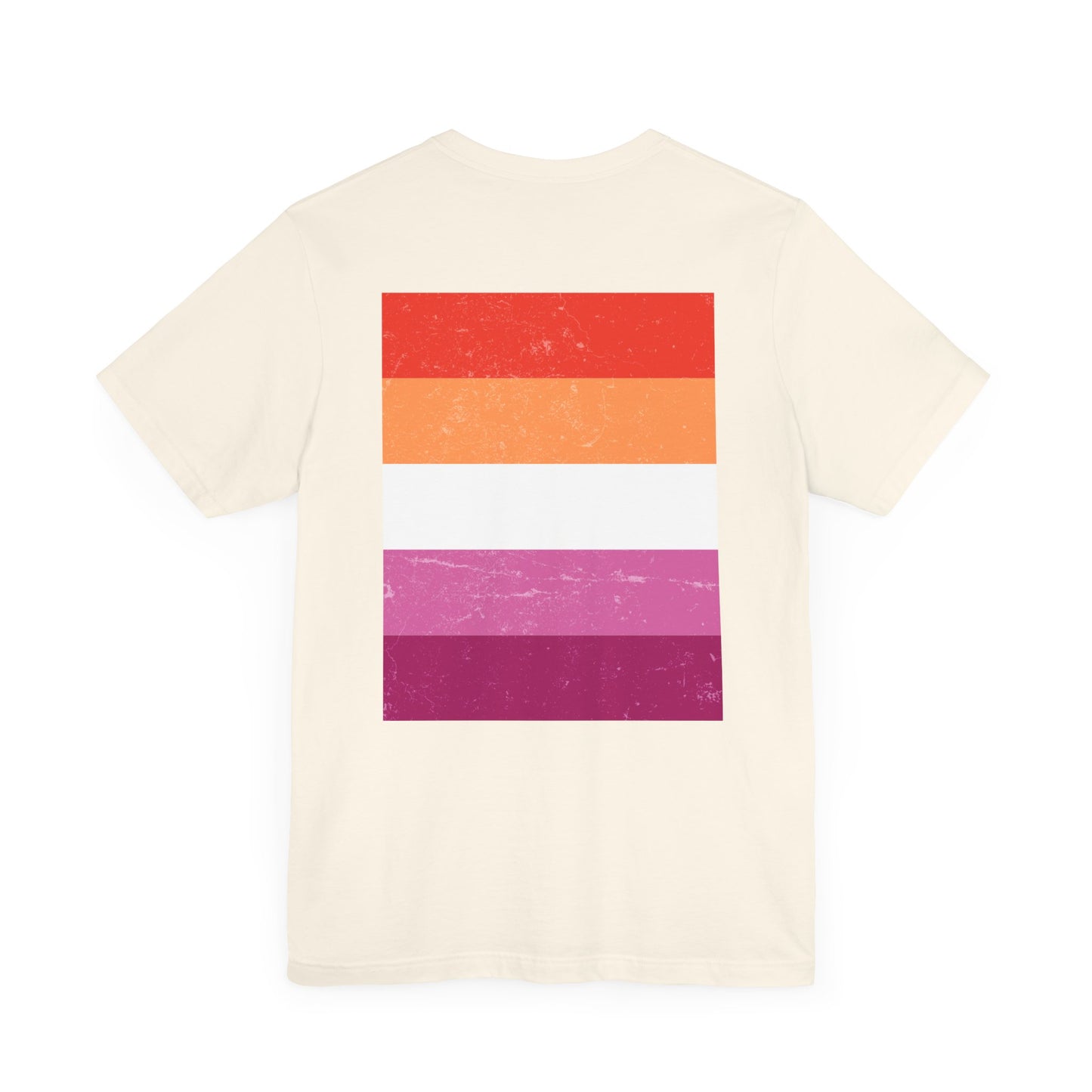 You Ain't Gotta Pray For Me (lesbian flag on back) Tshirt