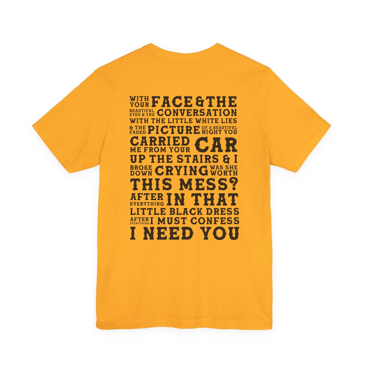 The Other Side of the Door (lyrics on back) Tshirt