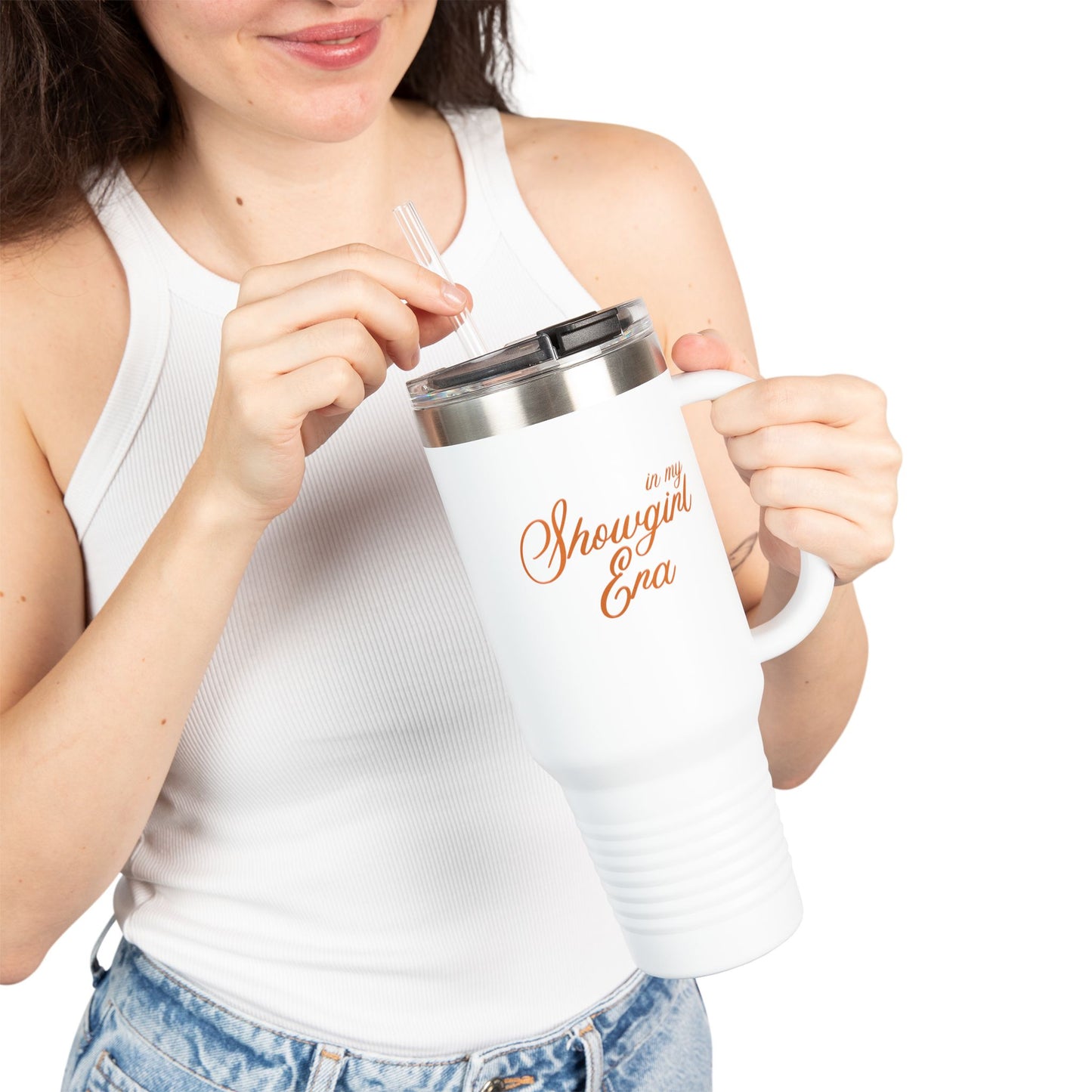 Showgirl Era Insulated Tumbler with Handle