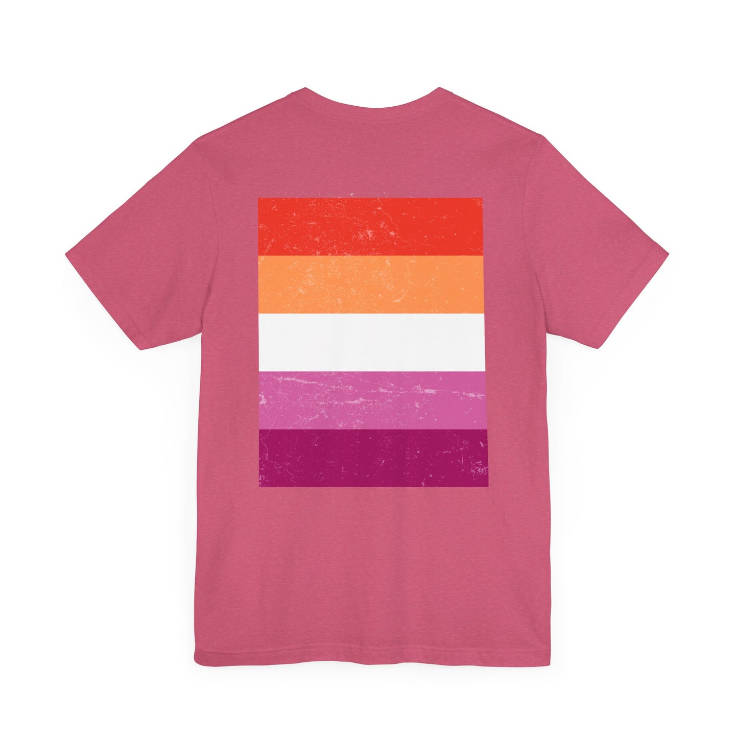You Ain't Gotta Pray For Me (lesbian flag on back) Tshirt