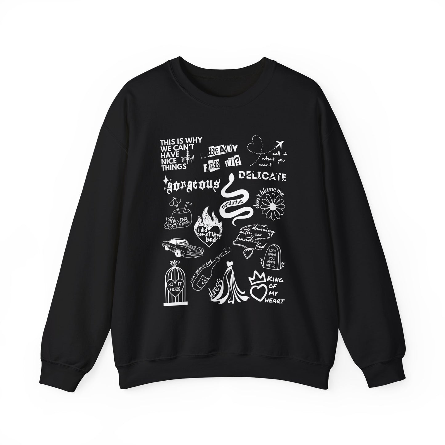 Reputation Collage Crewneck Sweatshirt
