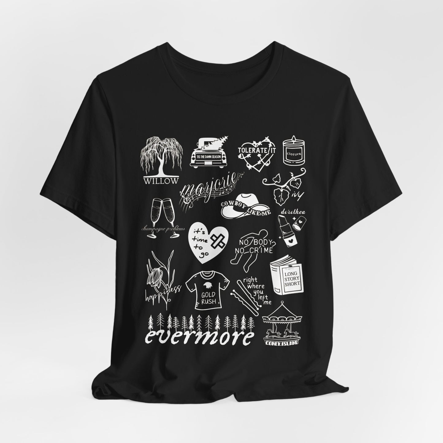 evermore collage tshirt