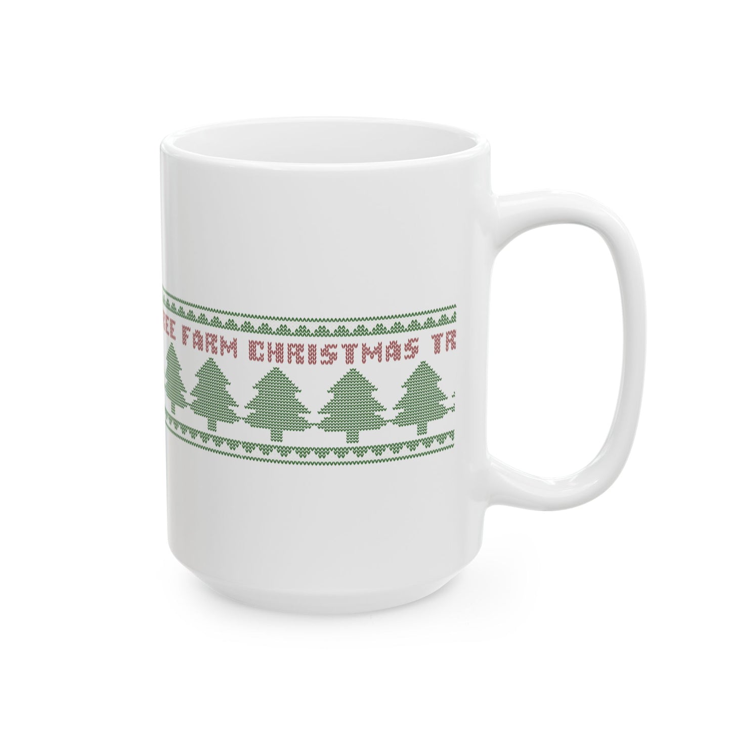 Christmas Tree Farm Ceramic Mug, (11oz, 15oz)