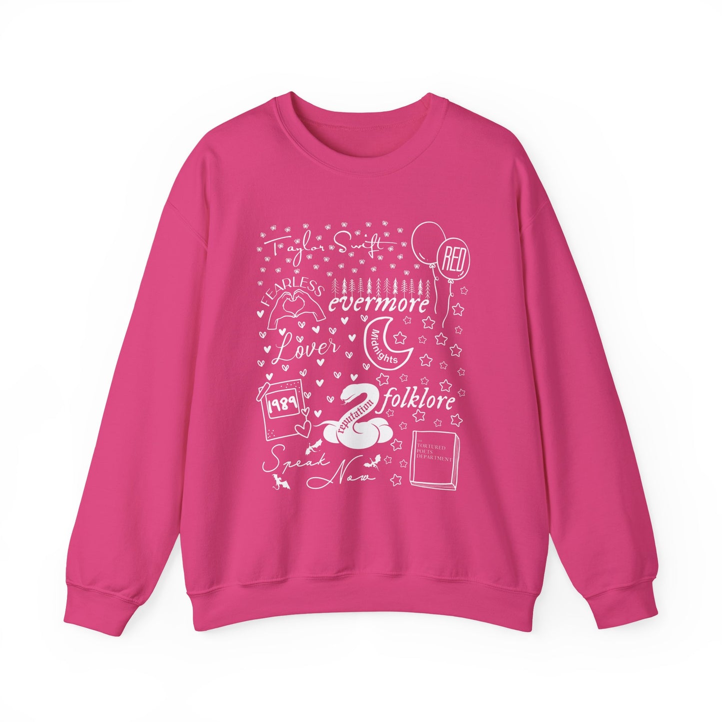 Eras Album Collage Crewneck Sweatshirt
