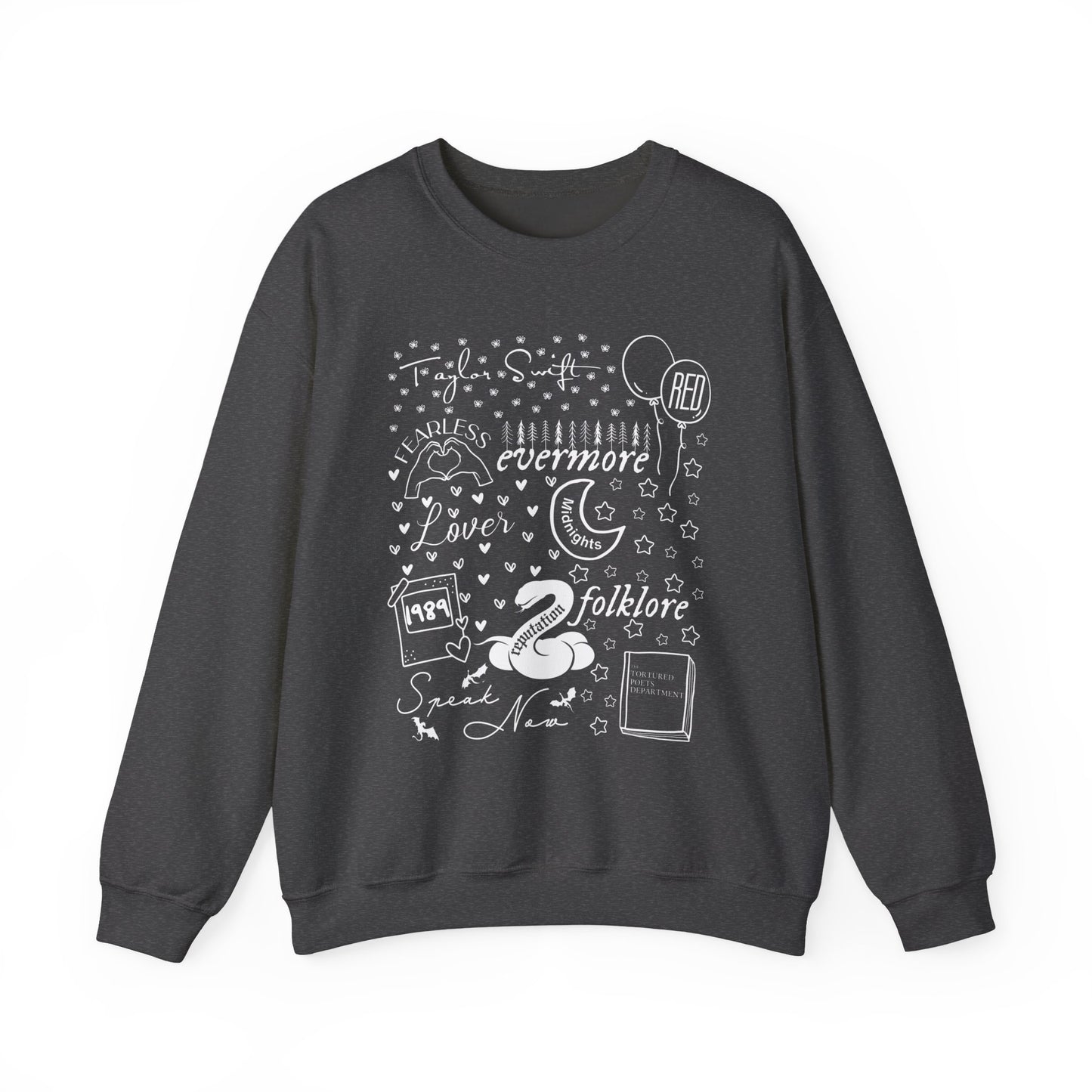 Eras Album Collage Crewneck Sweatshirt