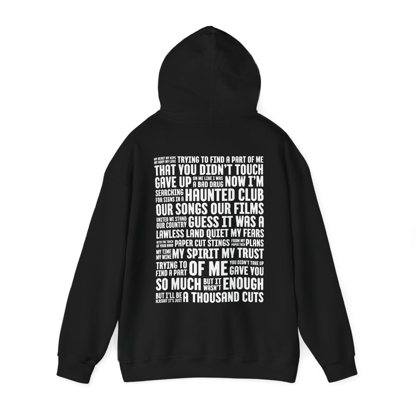 DBATC (lyrics on back) Hoodie