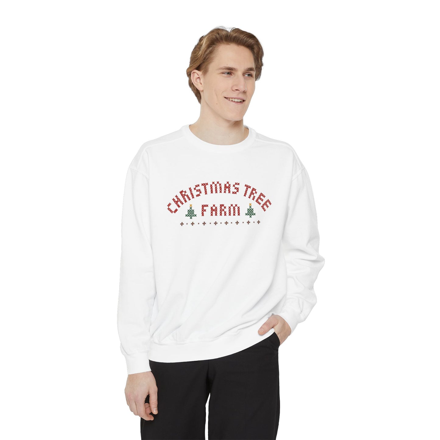 Christmas Tree Farm Comfort Colors Sweatshirt
