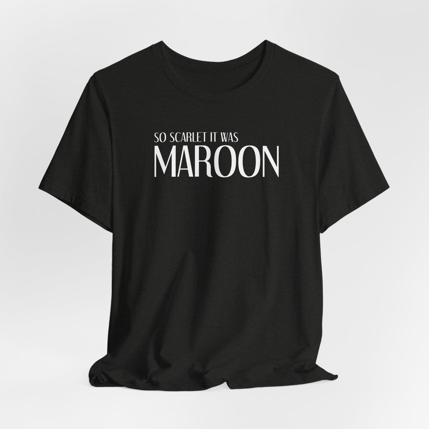 Maroon (lyrics on back, clean version) Tshirt