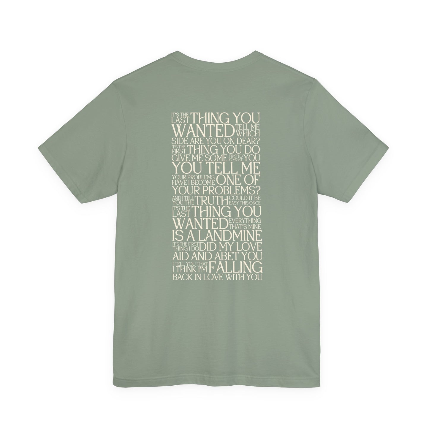 The Alcott Lyrics Tshirt