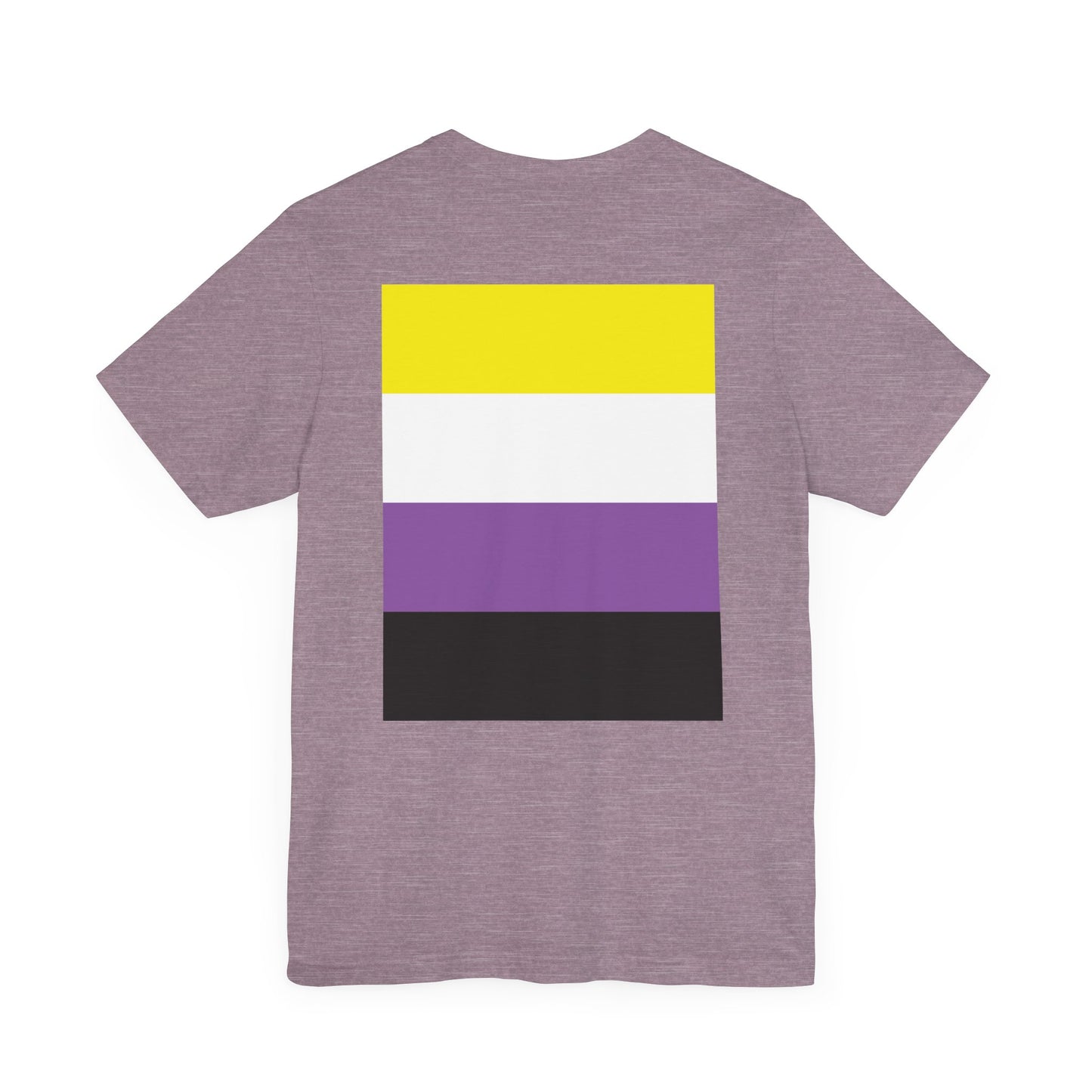 You Ain't Gotta Pray For Me (nonbinary flag on back) Tshirt