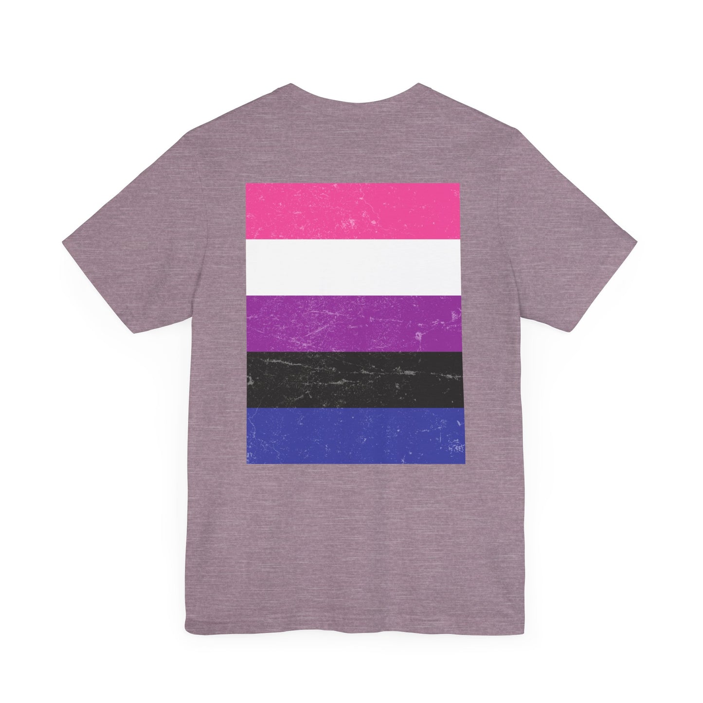 You Ain't Gotta Pray For Me (genderfluid flag on back) Tshirt