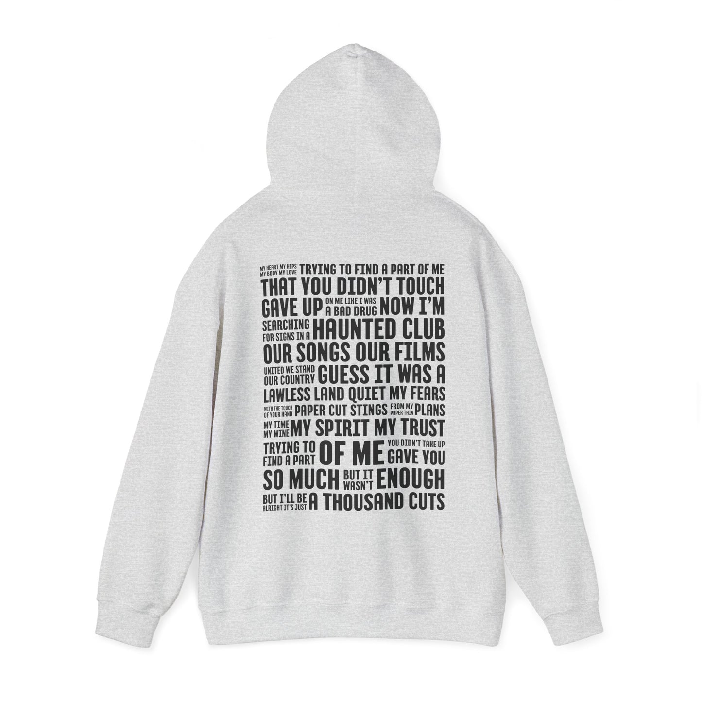 DBATC (lyrics on back) Hoodie