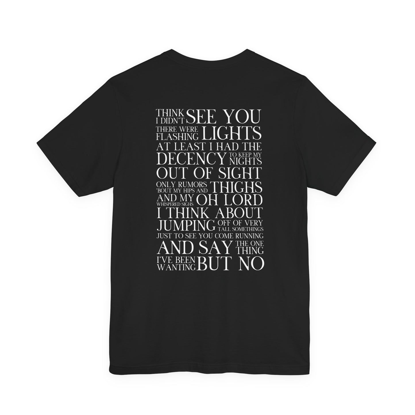 Is It Over Now? Lyrics Tshirt